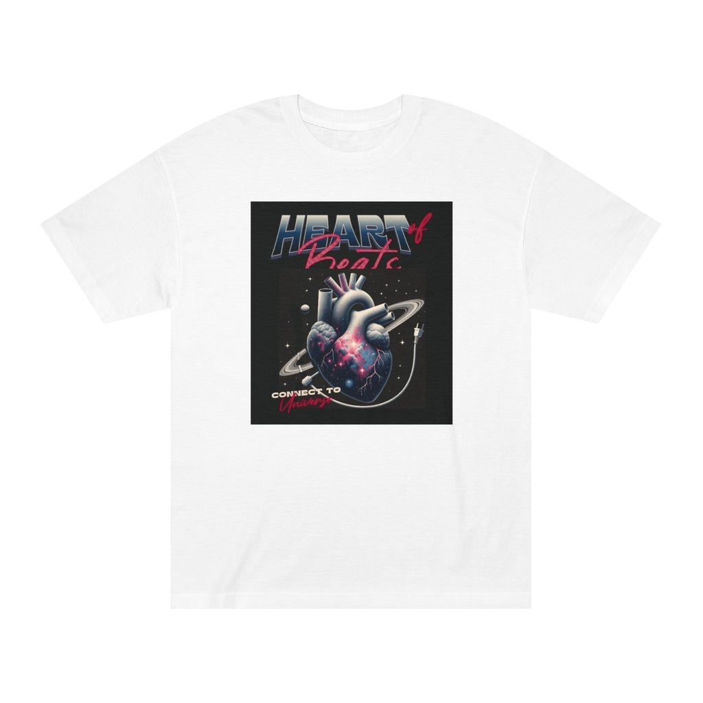 Heart of Beat Mem Classic Tee – Connect to Humanity Graphic T-Shirt for Music Lovers
