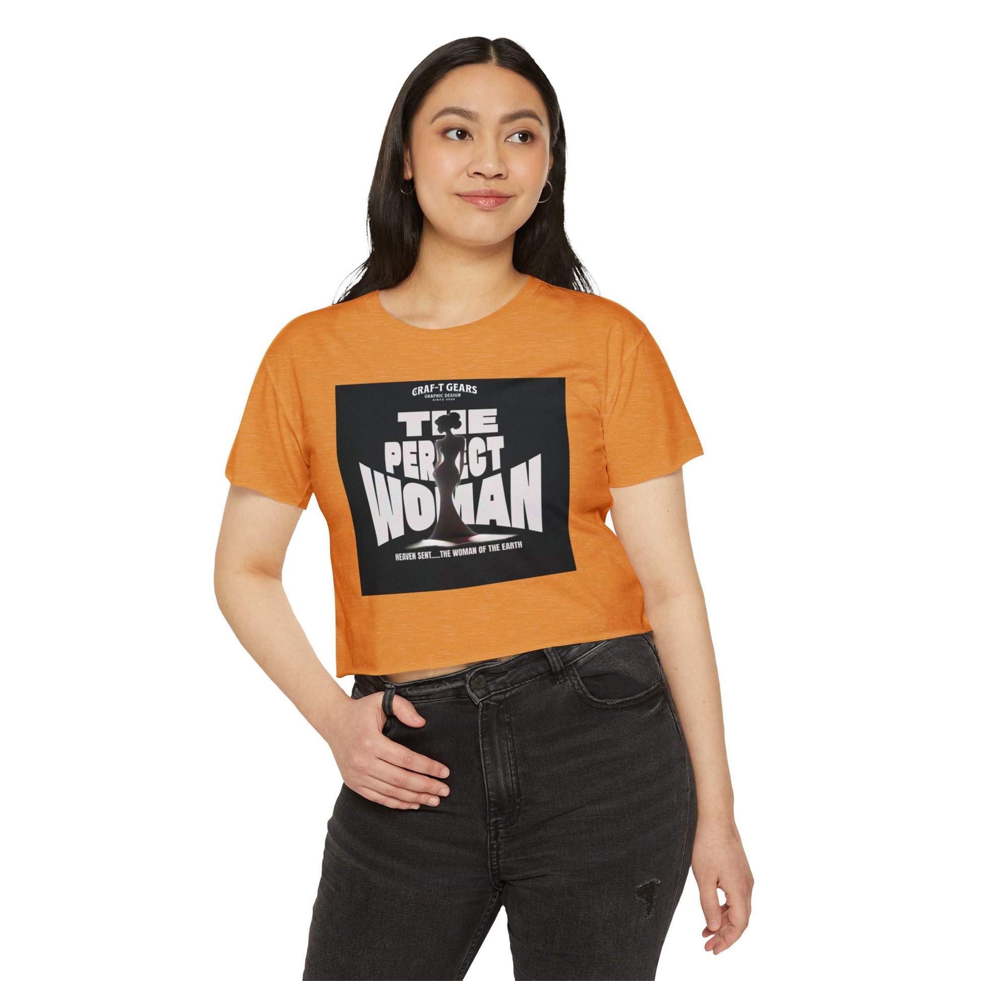The Perfect Woman Festival Crop Top | Stylish Women's Apparel for Festivals & Celebrations