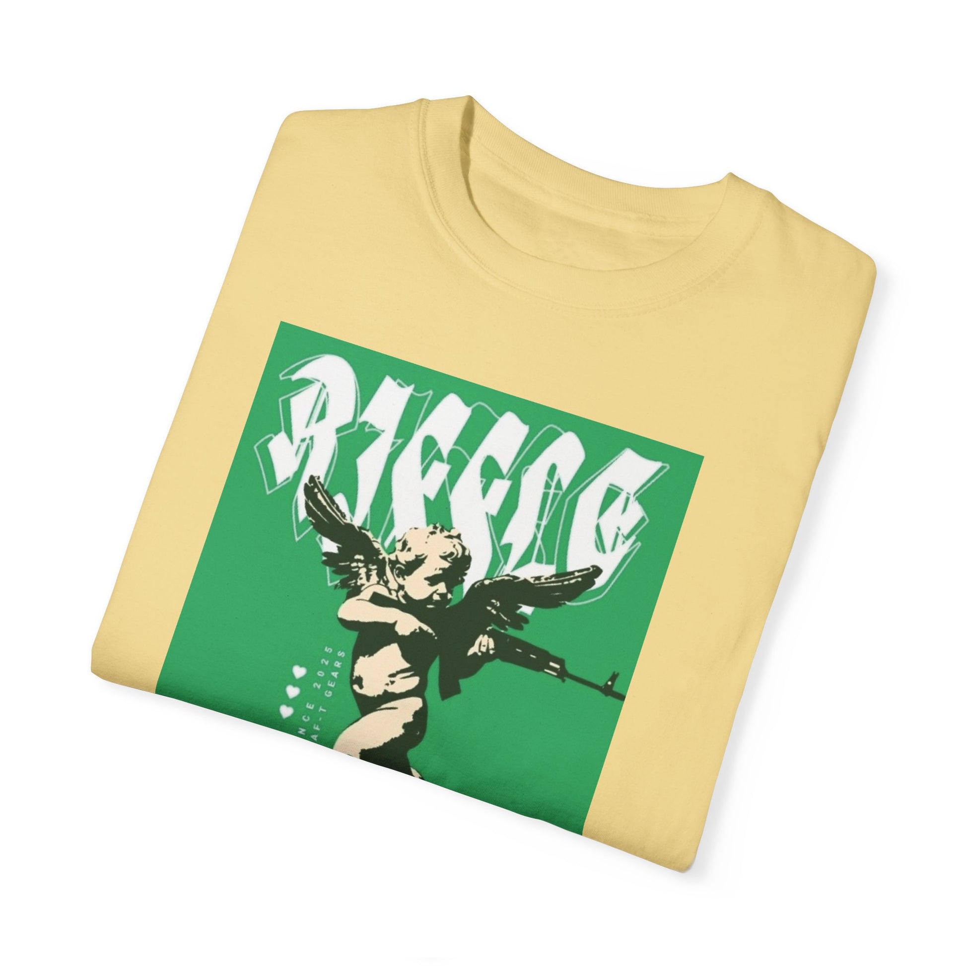 Male Outting Riffle T-Shirt - Vintage Style Graphic Tee with Bold Design