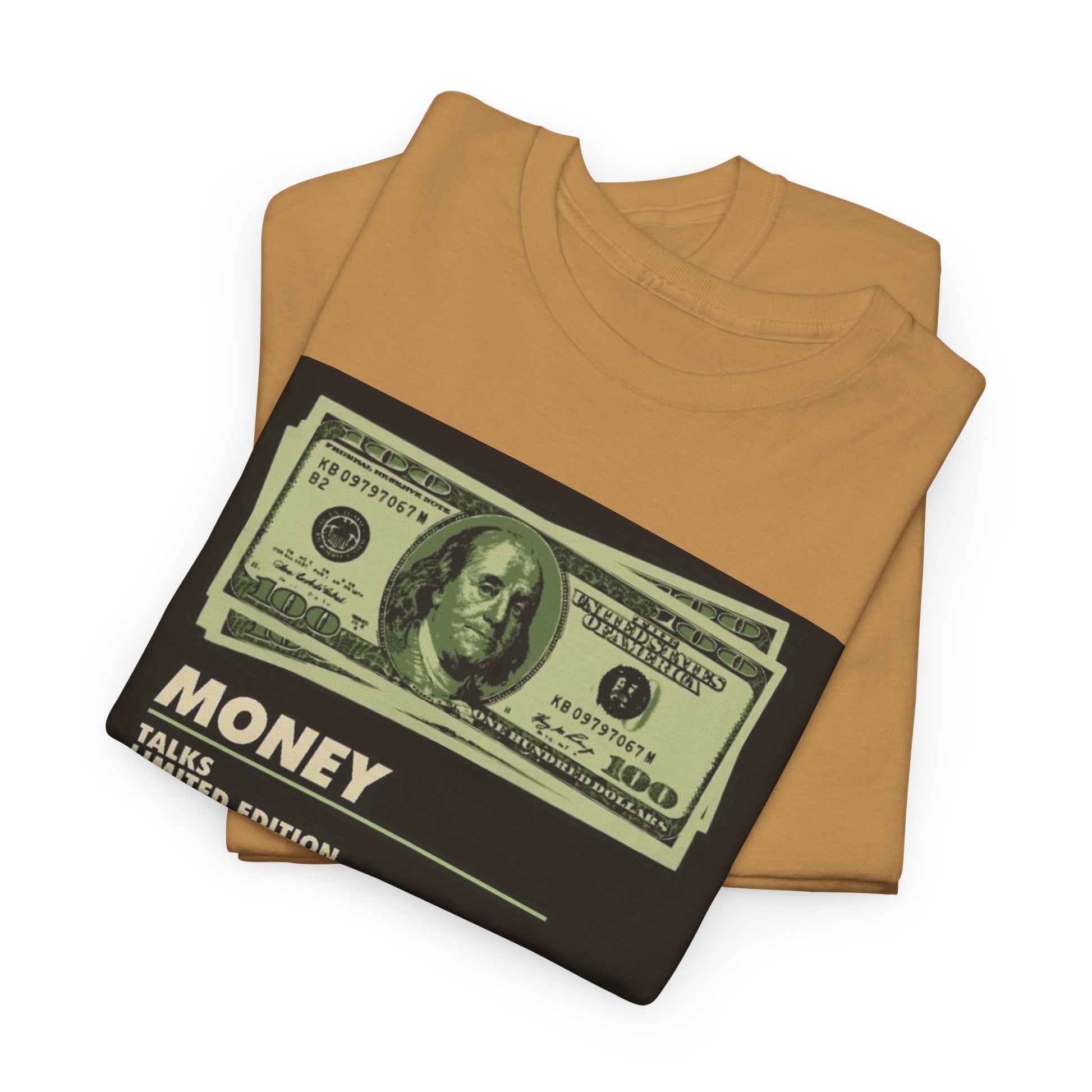 Limited Edition Money Graphic Male Heavy Cotton Tee
