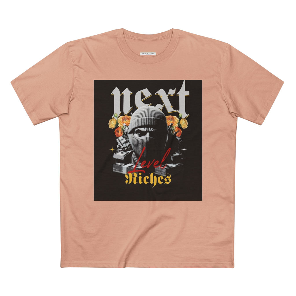 Next Level Riches Graphic Tee for Ambitious Men