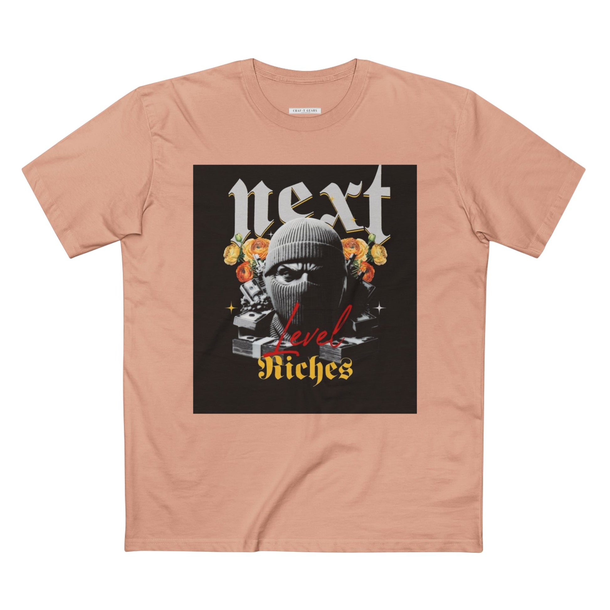 Next Level Riches Graphic Tee for Ambitious Men