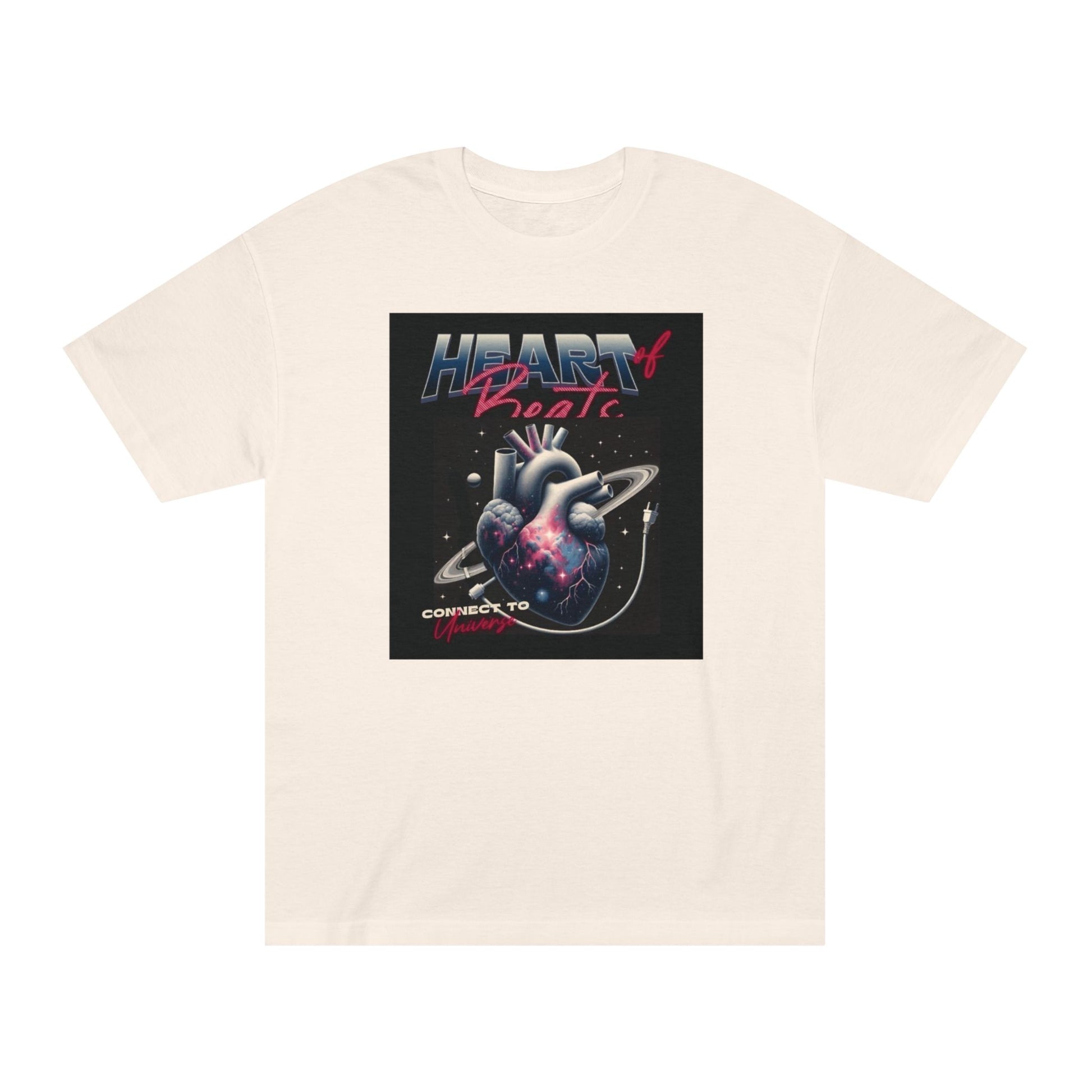 Heart of Beat Mem Classic Tee – Connect to Humanity Graphic T-Shirt for Music Lovers