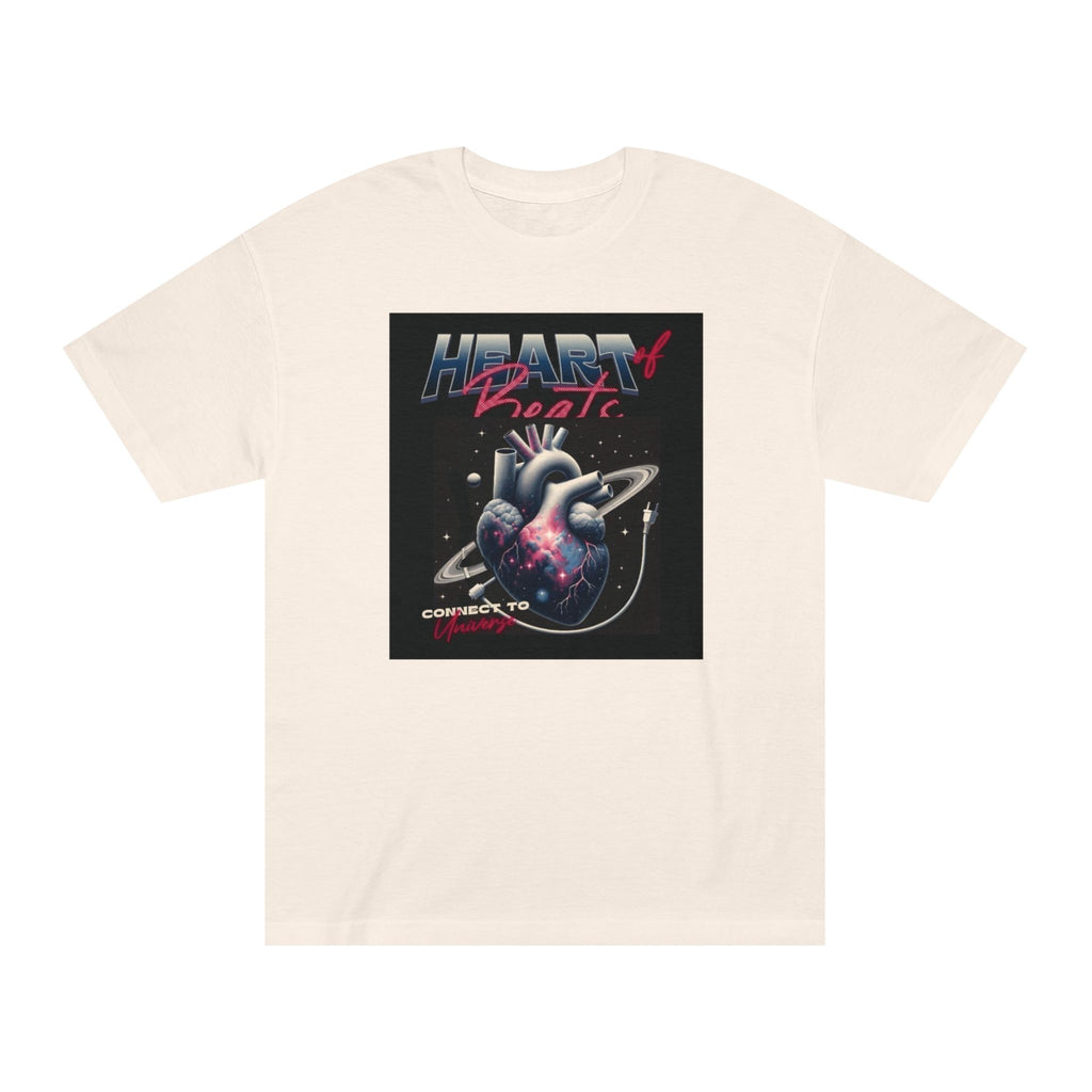 Heart of Beat Mem Classic Tee – Connect to Humanity Graphic T-Shirt for Music Lovers