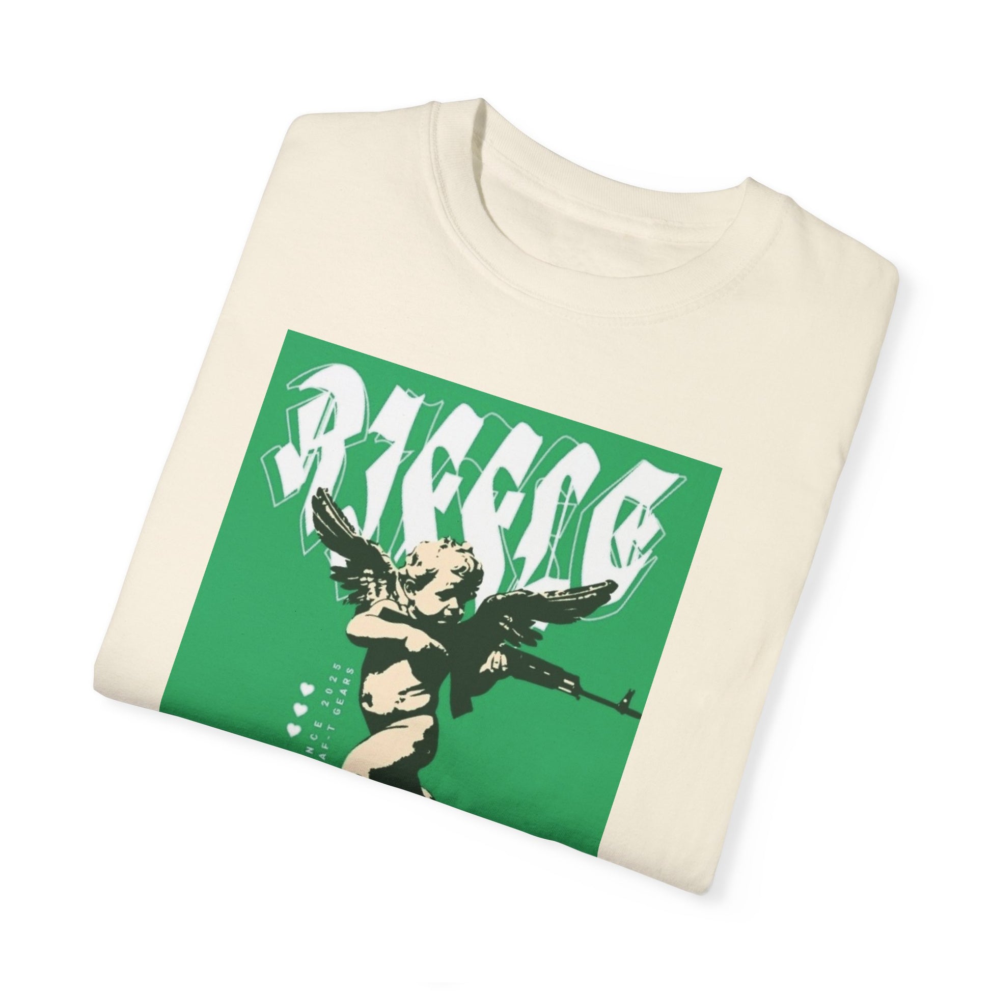 Male Outting Riffle T-Shirt - Vintage Style Graphic Tee with Bold Design