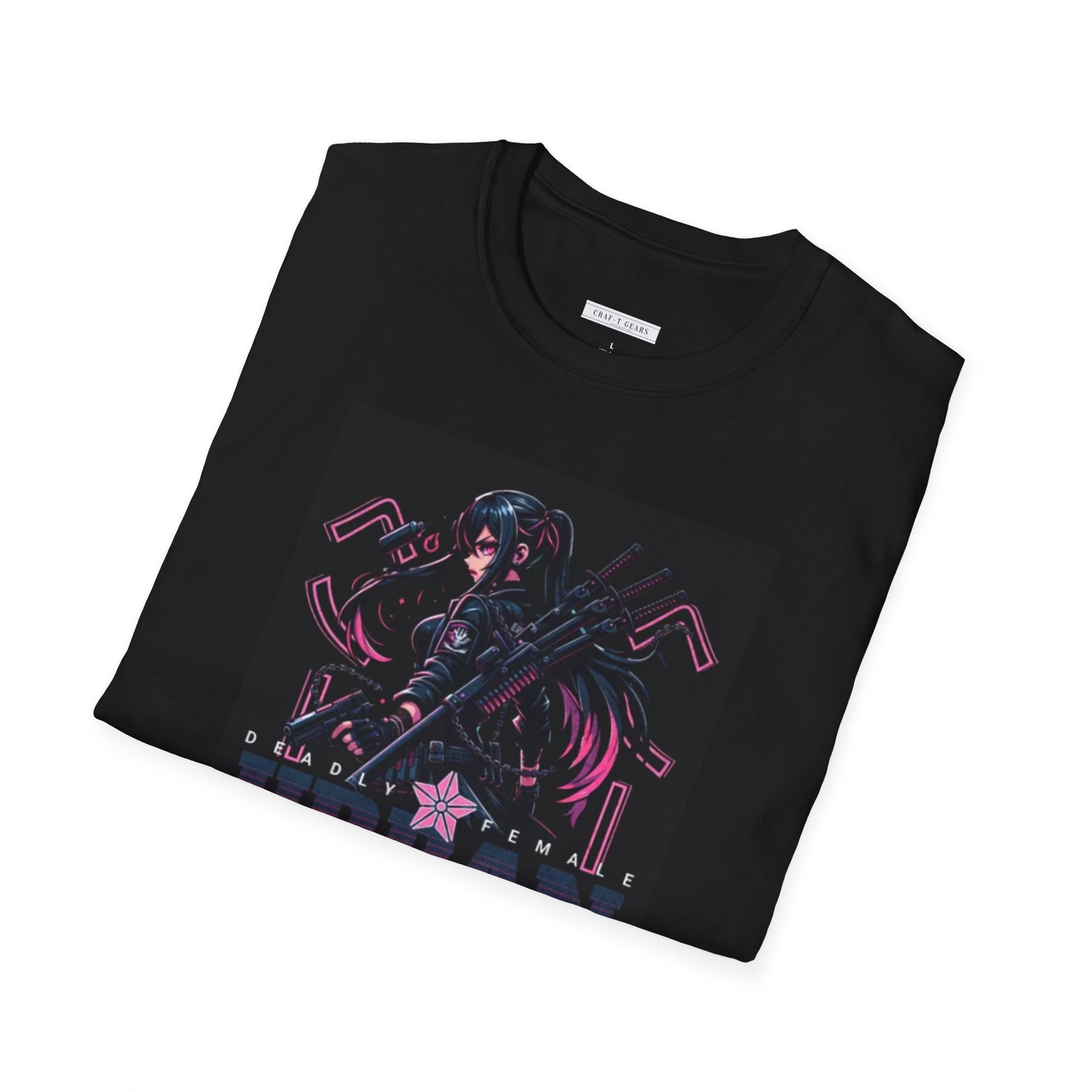 Samurai Vibe Women Softstyle T-Shirt - Perfect for Anime Lovers & Casual Wear
