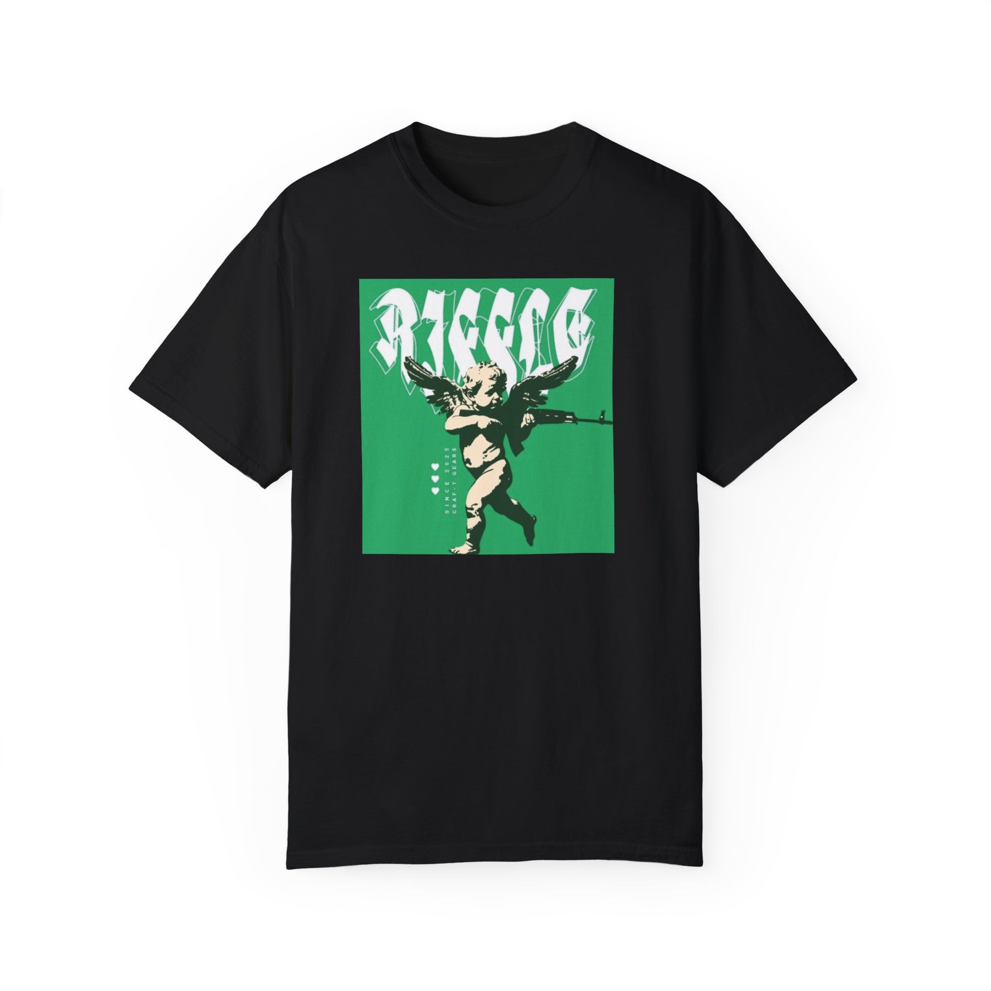 Male Outting Riffle T-Shirt - Vintage Style Graphic Tee with Bold Design