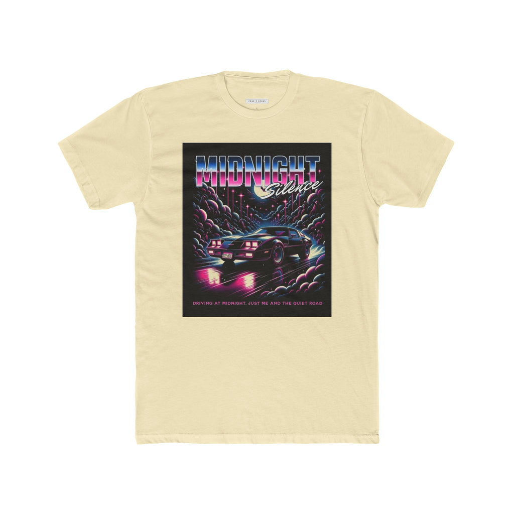 Retro Midnight Cruise Women Cotton Crew Tee