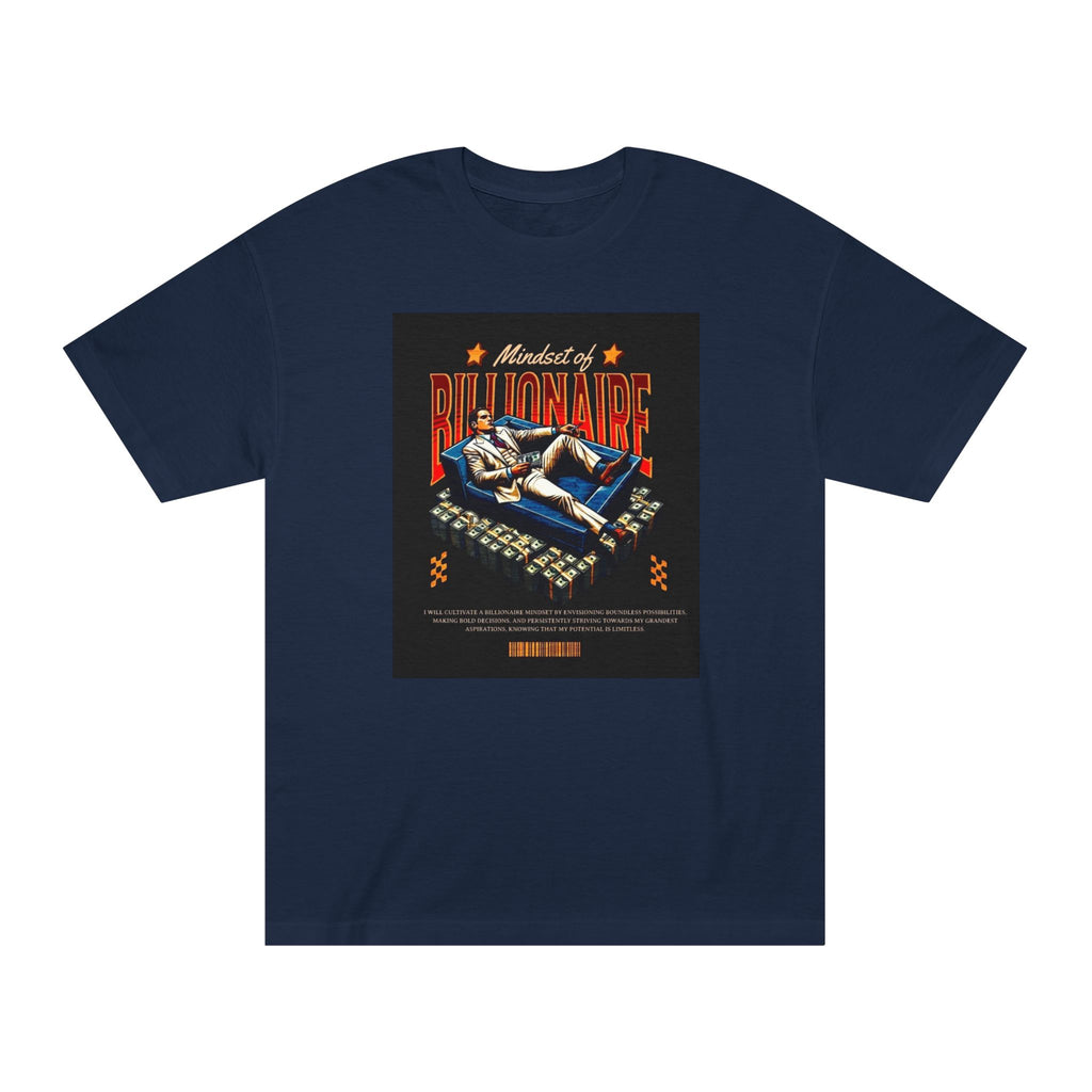 Mindset of Billionaire Unisex Classic Tee - Motivational Graphic T-Shirt