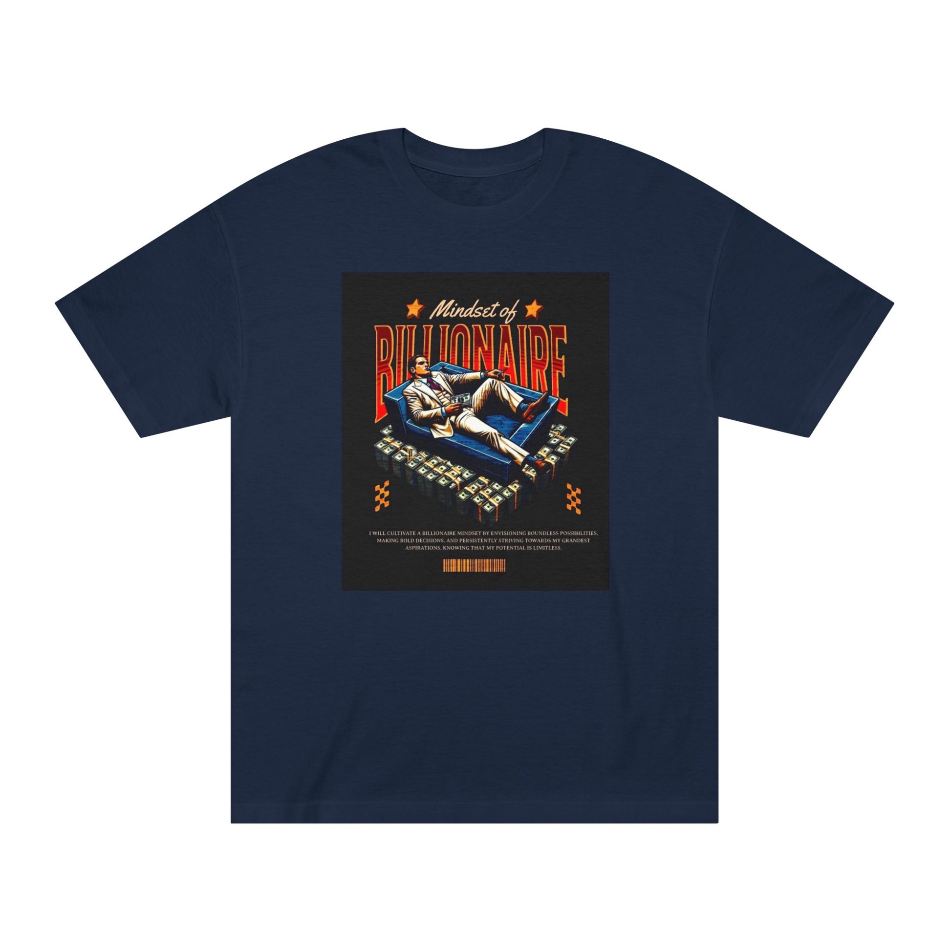 Mindset of Billionaire Unisex Classic Tee - Motivational Graphic T-Shirt