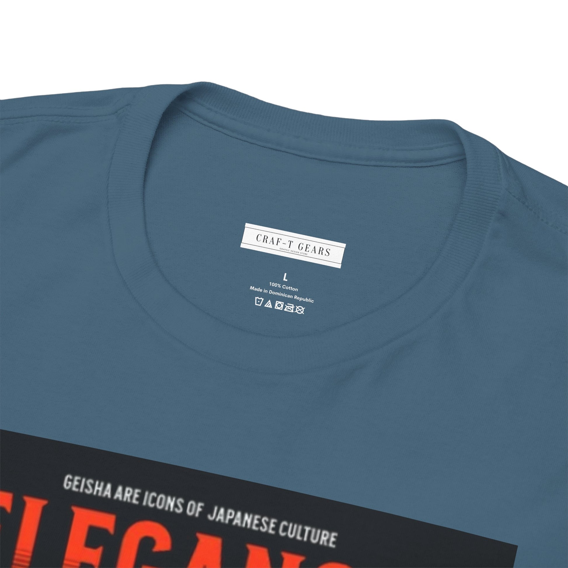 Women Heavy Cotton Tee - Japanese Elegance Graphic Shirt