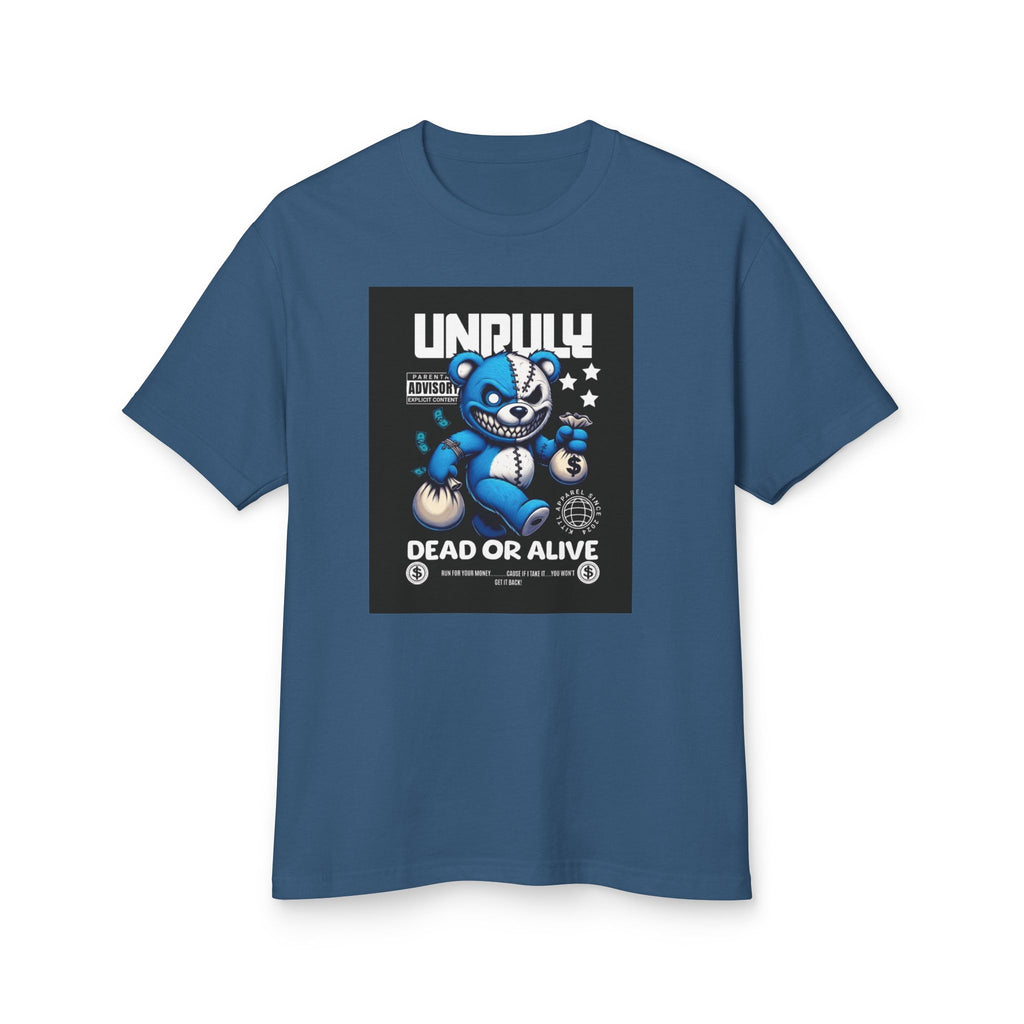 Male Graphic Tee - 'Unruly Dead or Alive' Design