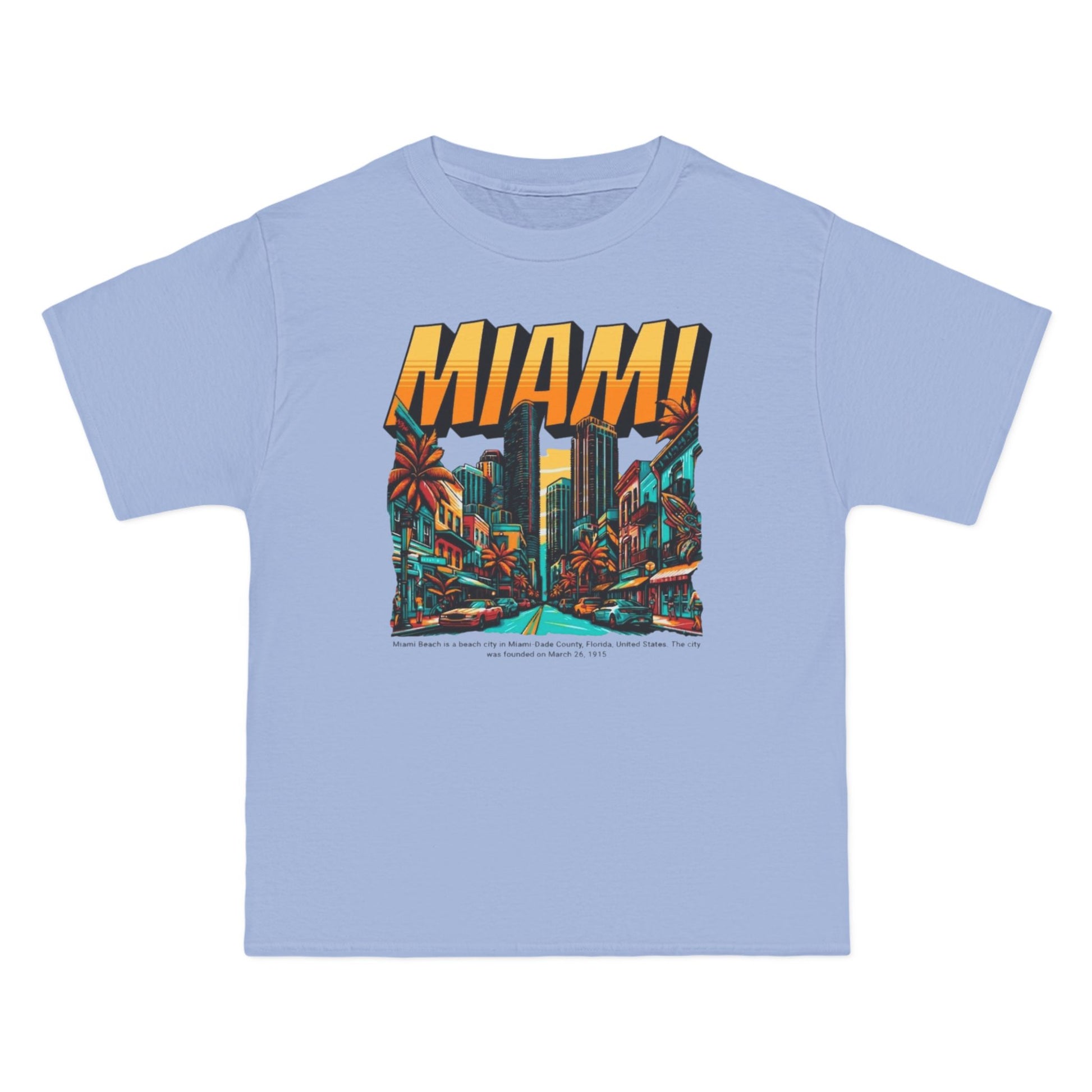 Miami Vintage Graphic T-Shirt - Perfect for Summer Adventures