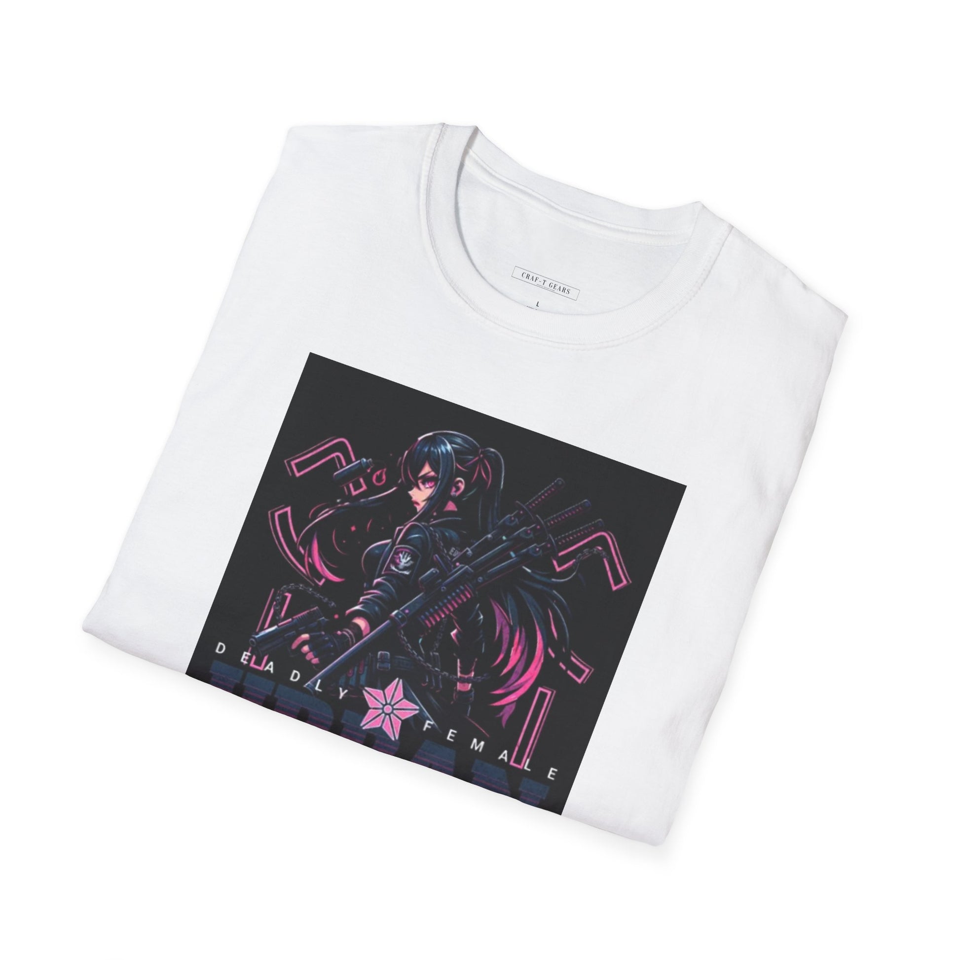Samurai Vibe Women Softstyle T-Shirt - Perfect for Anime Lovers & Casual Wear