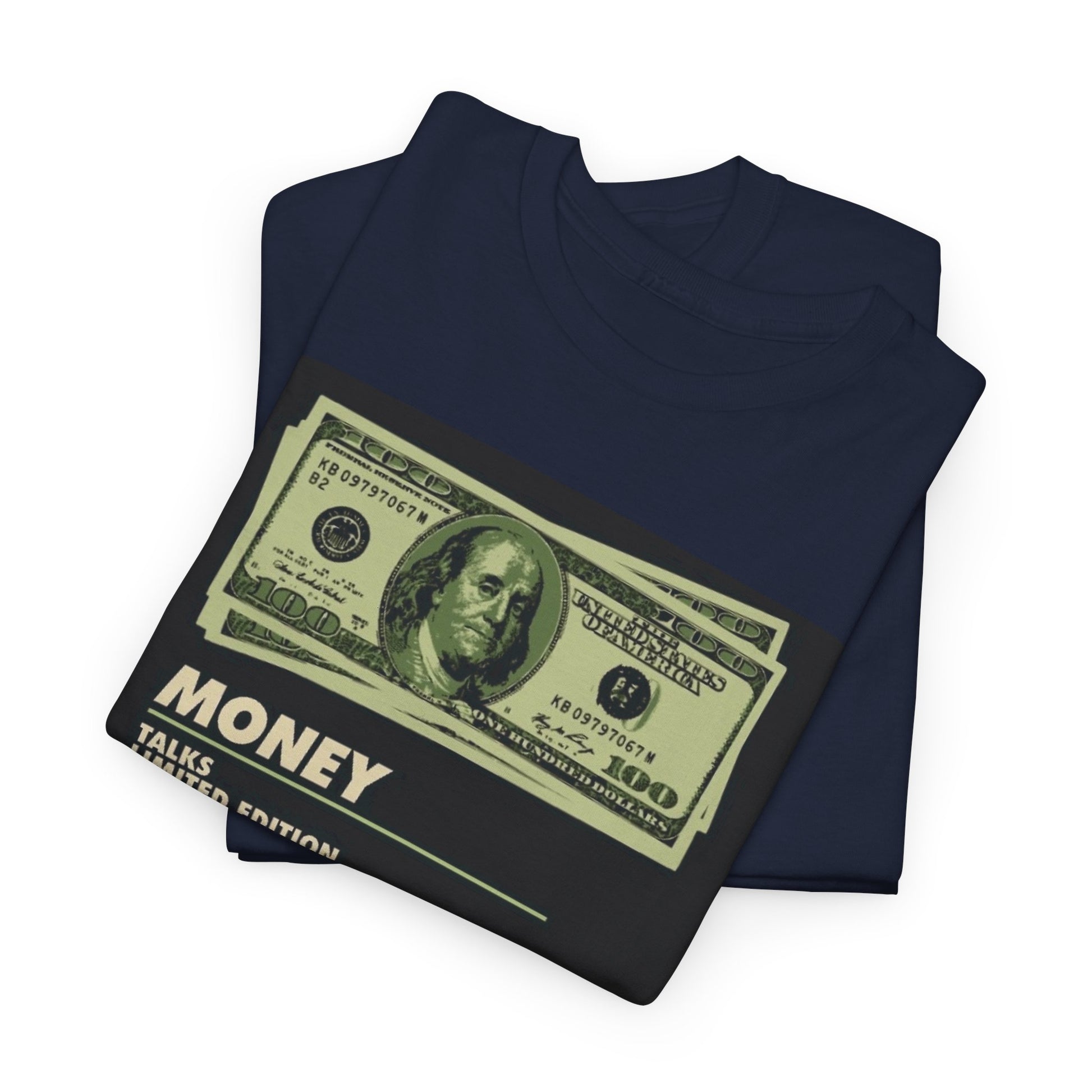 Limited Edition Money Graphic Male Heavy Cotton Tee