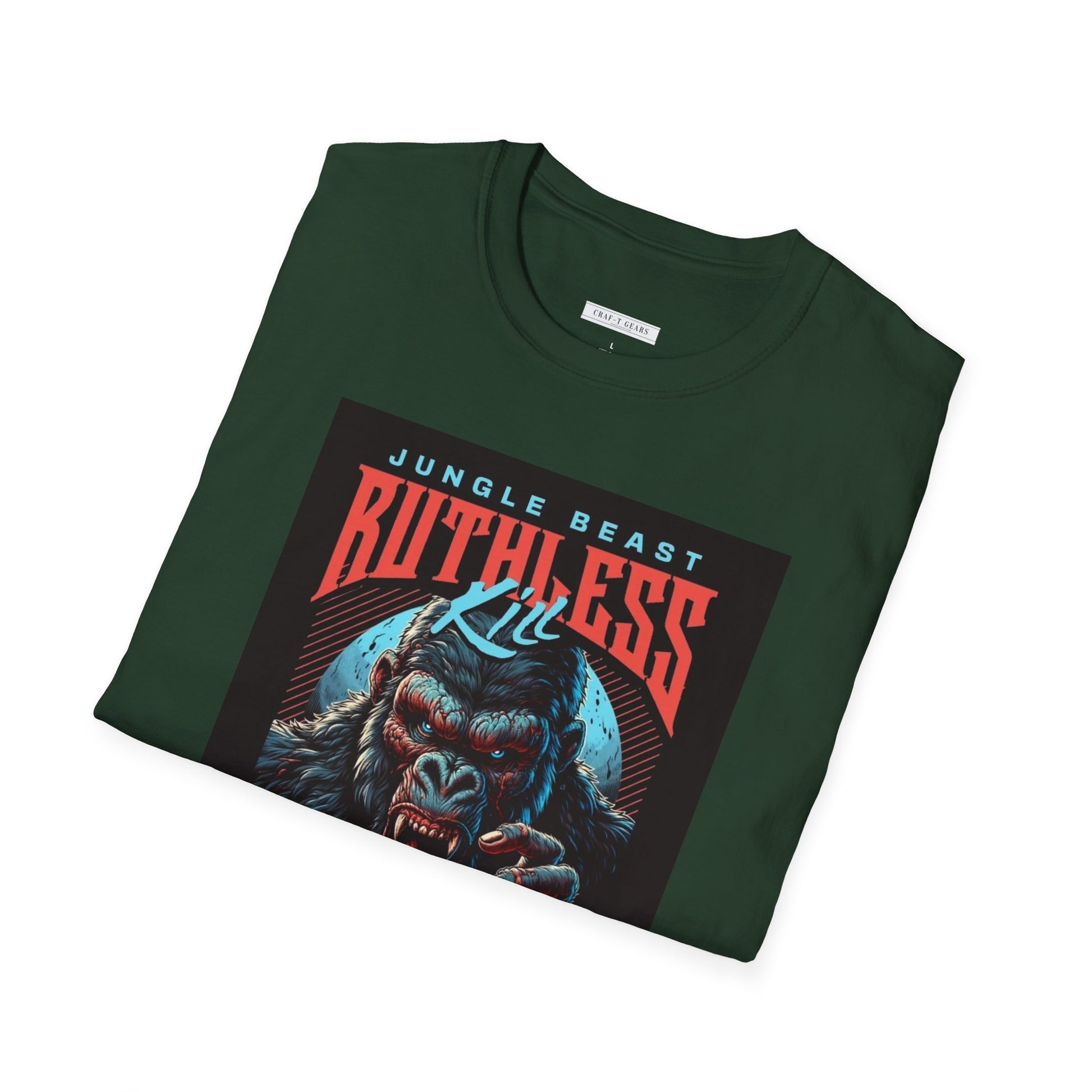 Jungle Beast Graphic T-Shirt - Ruthless Kill Design