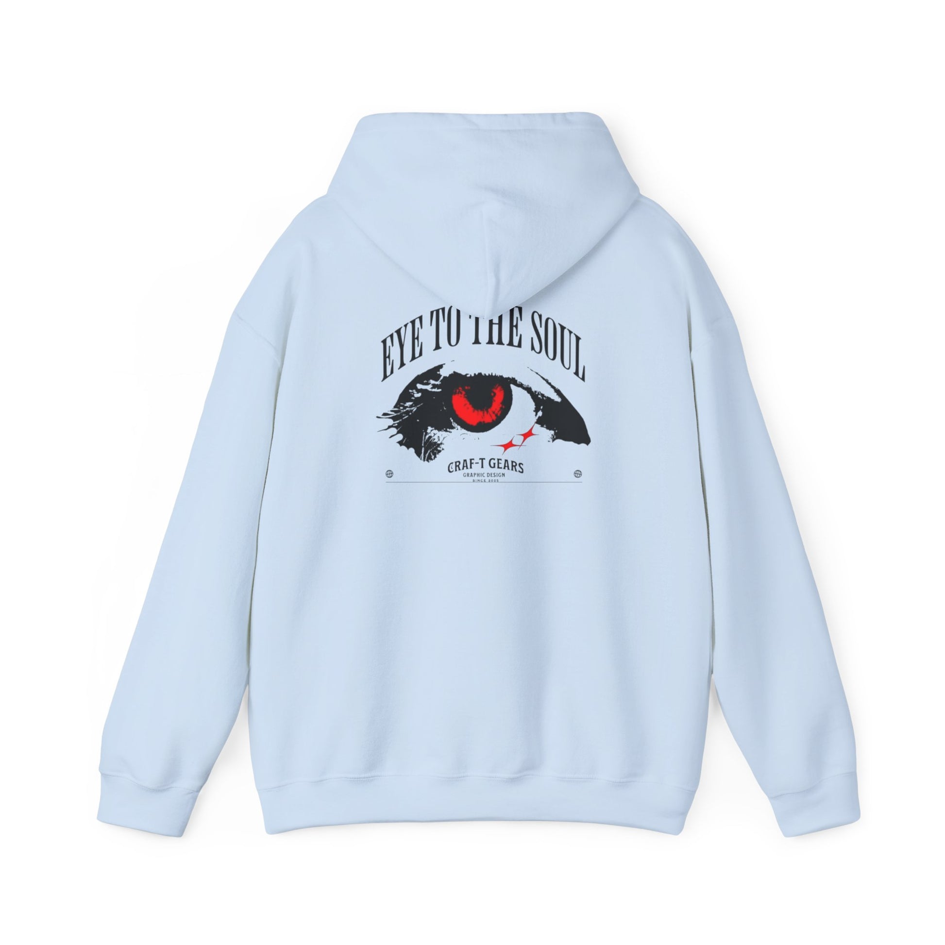 Men Heavy Blend™ Hooded Sweatshirt - 'The Eyes Tell a Story' Design