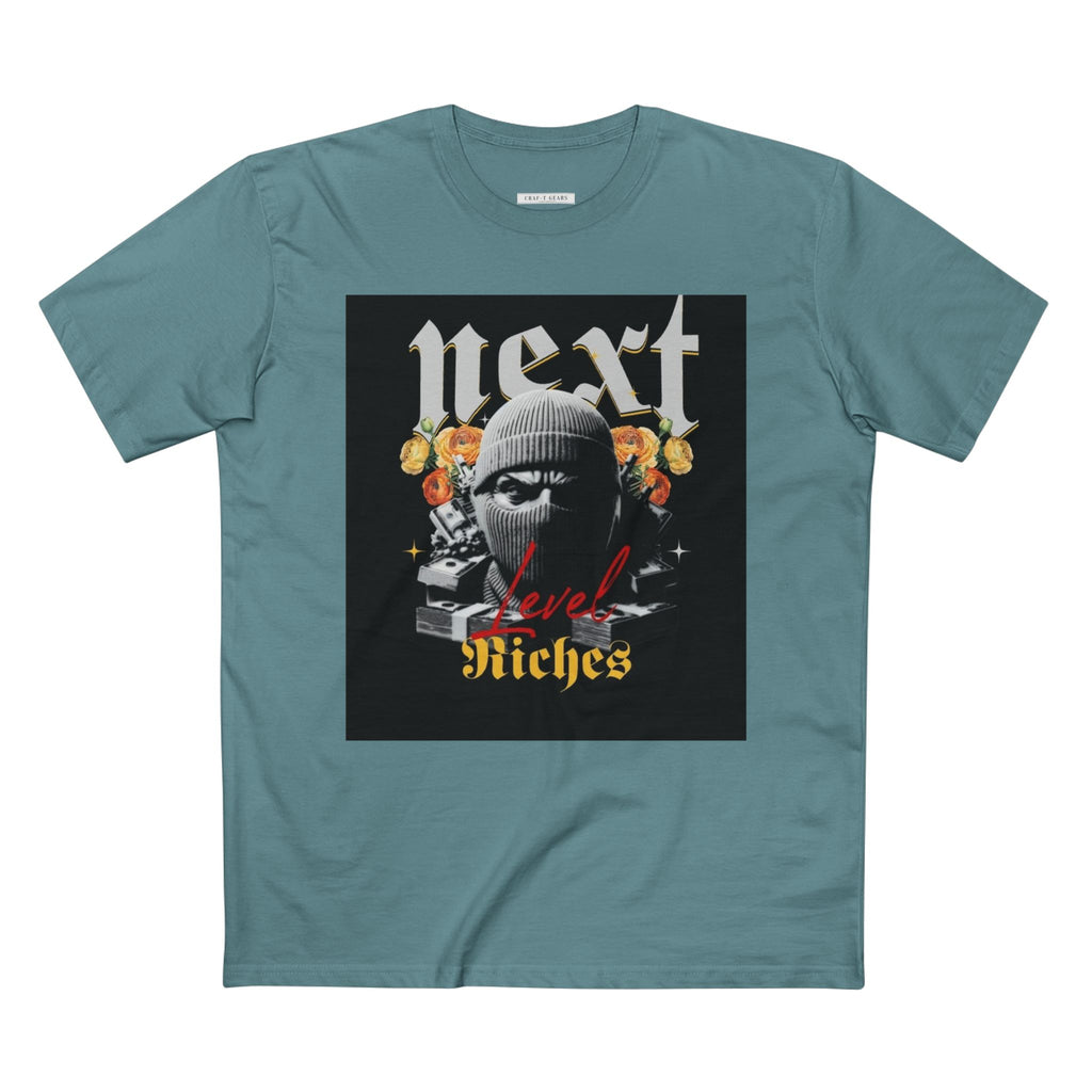 Next Level Riches Graphic Tee for Ambitious Men
