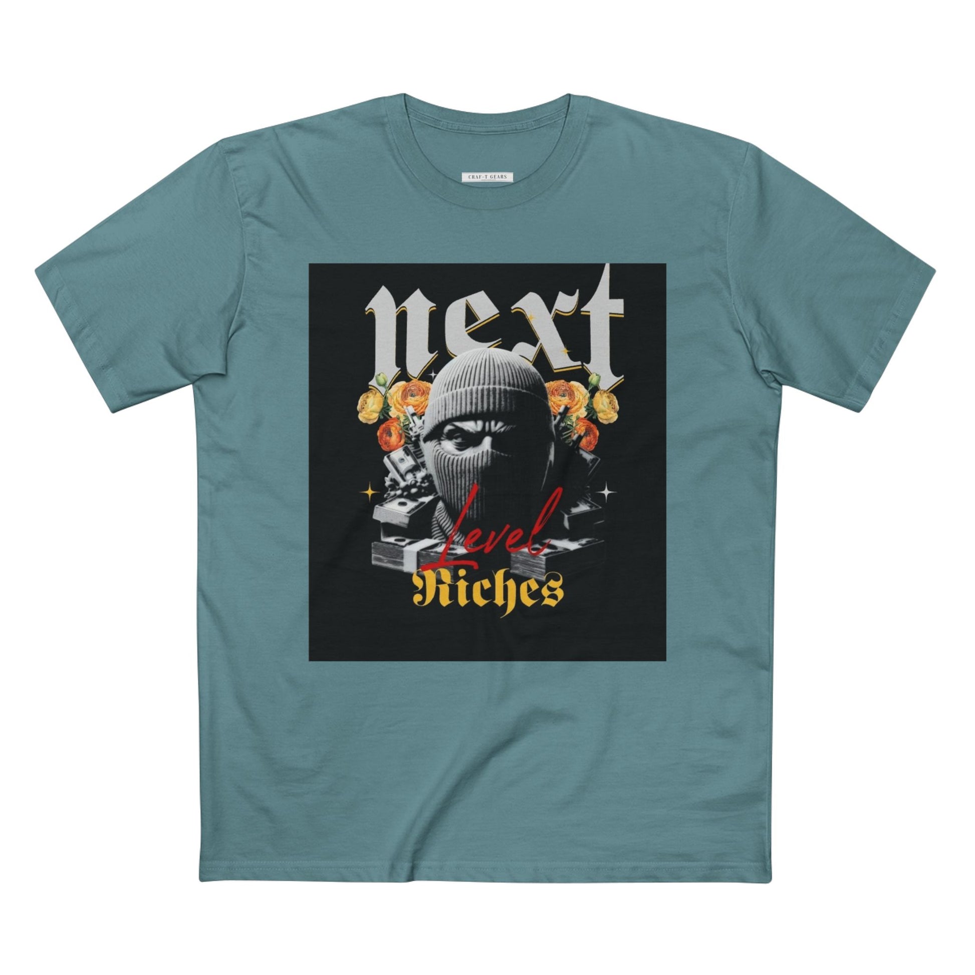 Next Level Riches Graphic Tee for Ambitious Men