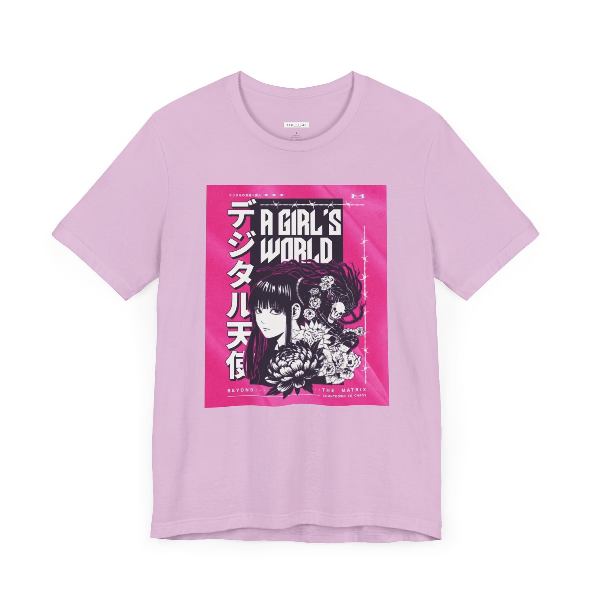 A Girl's World Graphic Tee - Women Short Sleeve T-Shirt