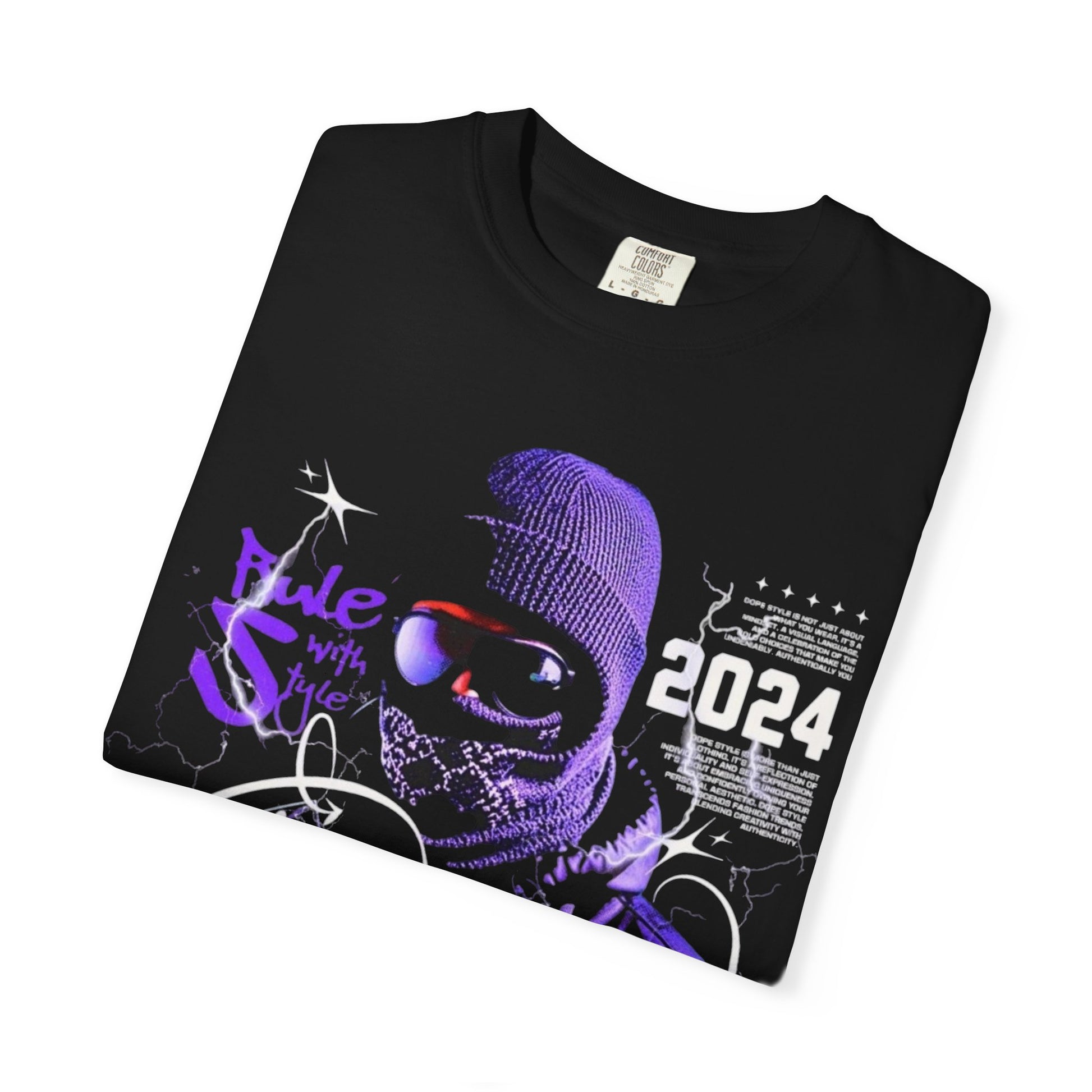 Dope Style Men Garment-Dyed T-shirt for Streetwear Lovers