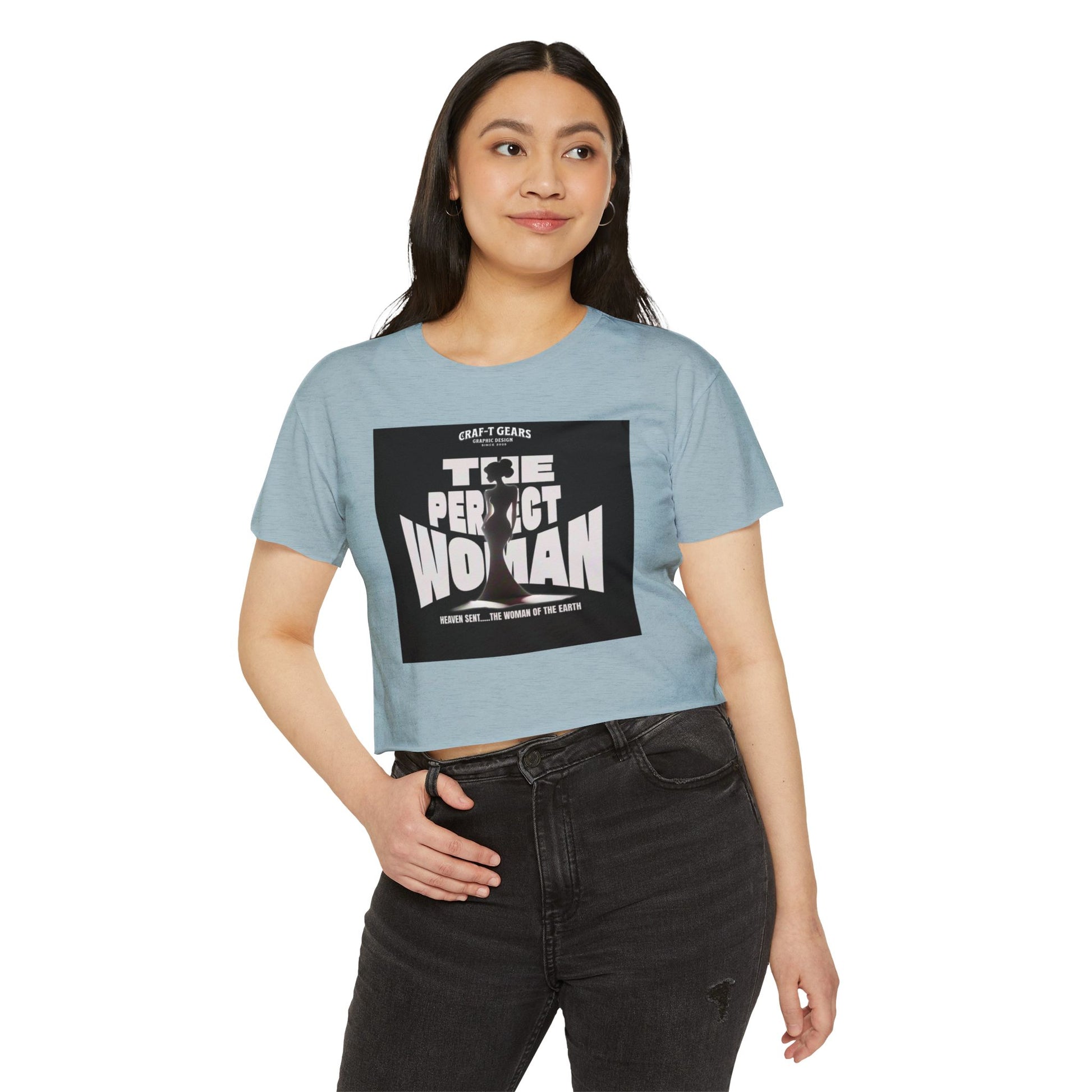The Perfect Woman Festival Crop Top | Stylish Women's Apparel for Festivals & Celebrations
