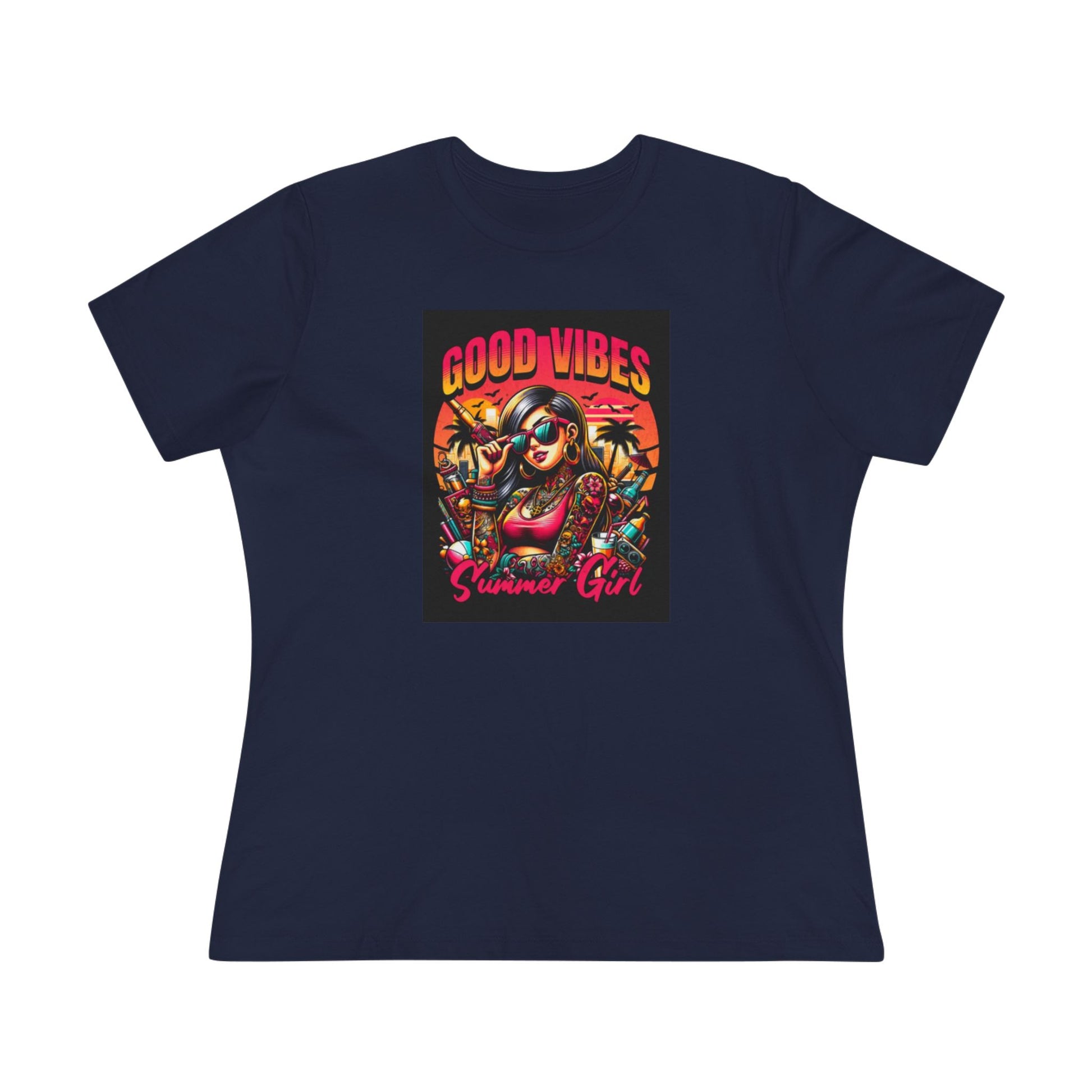 Good Vibes Summer Girl Cotton Tee