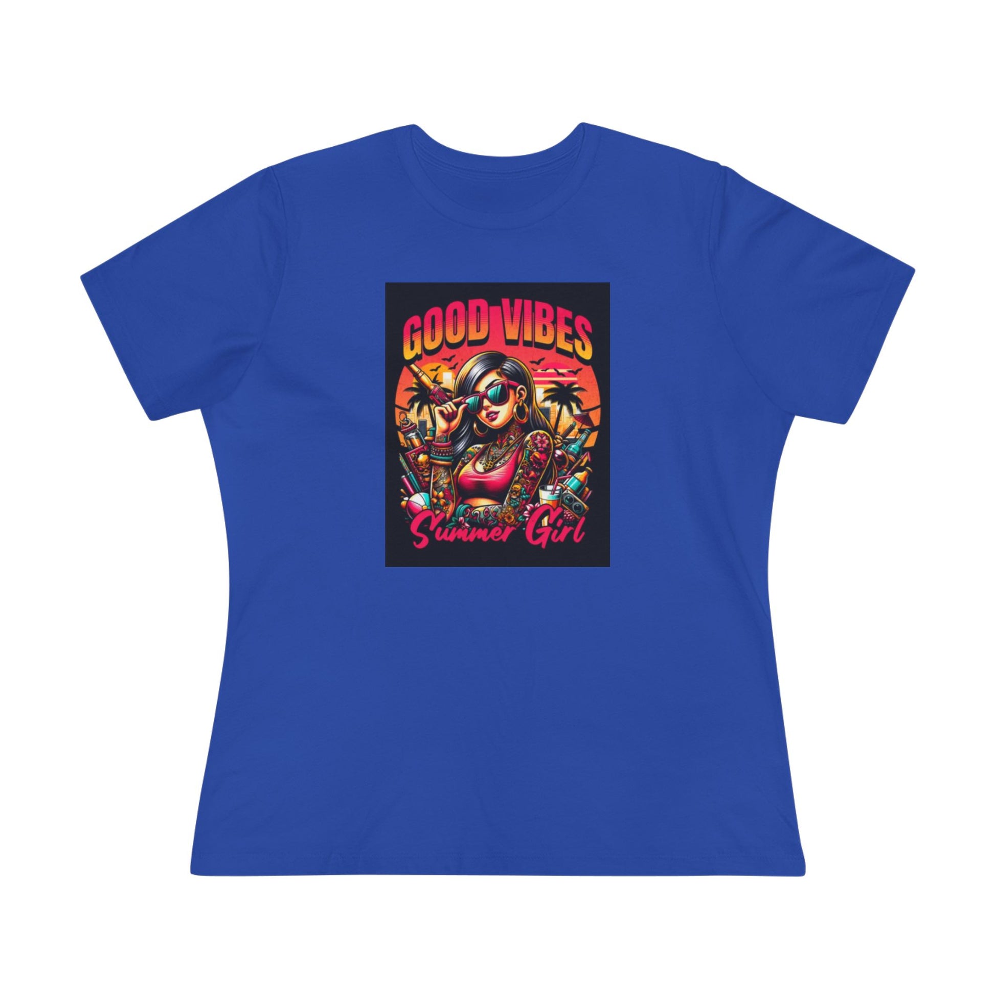 Good Vibes Summer Girl Cotton Tee