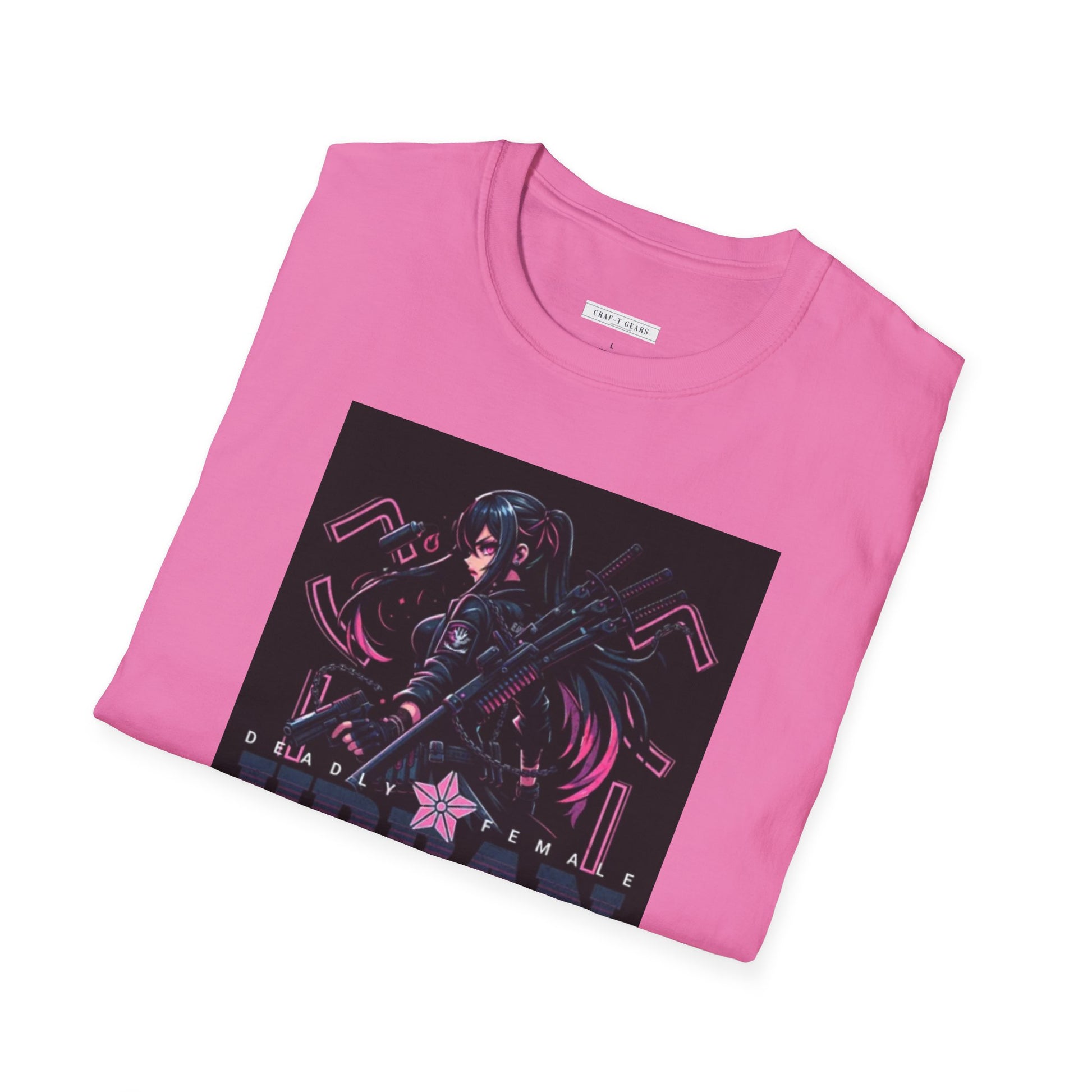 Samurai Vibe Women Softstyle T-Shirt - Perfect for Anime Lovers & Casual Wear
