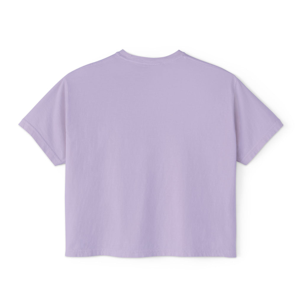 Graphic Boxy Tee - 'Grew On 2000s Era' Vintage Style Women's Top