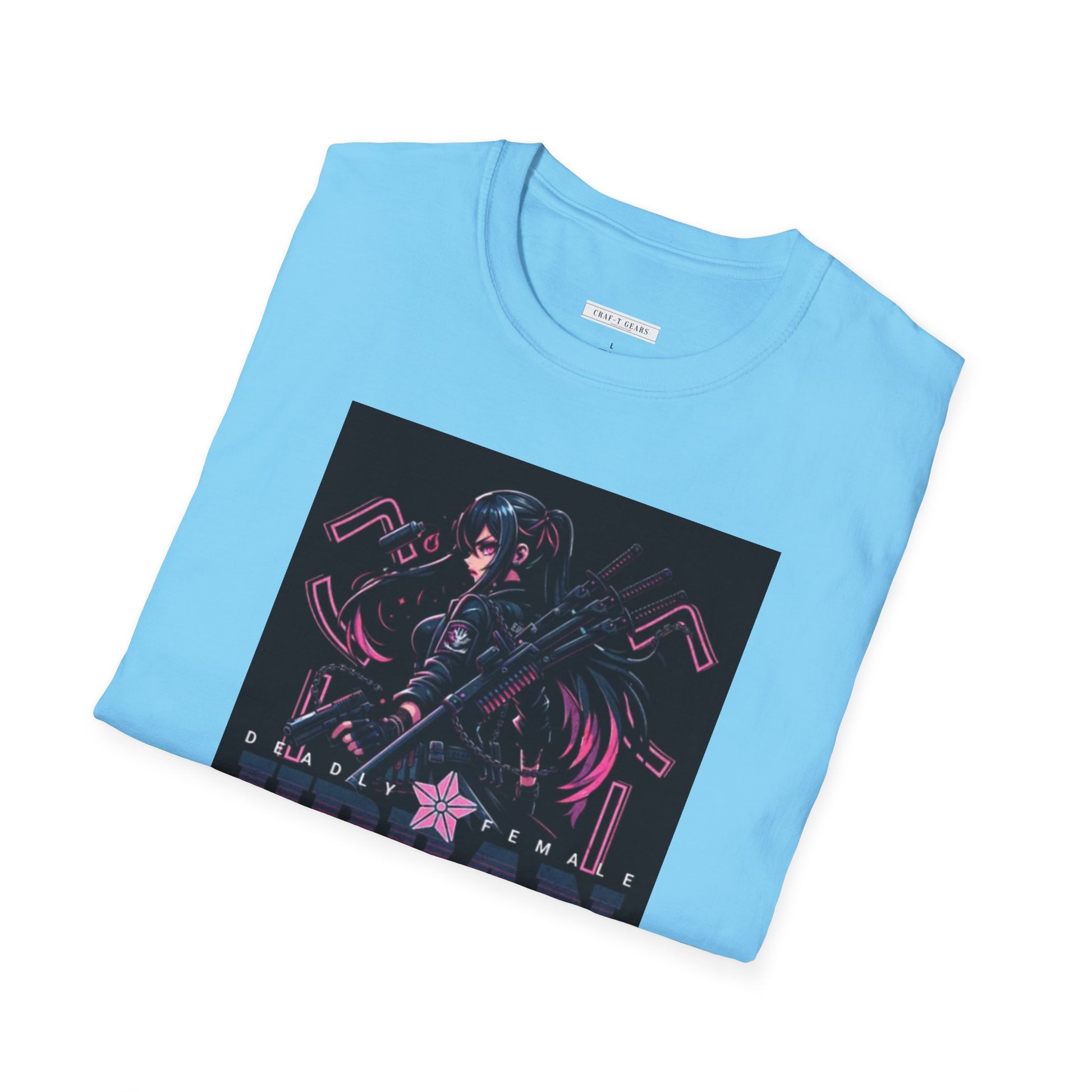 Samurai Vibe Women Softstyle T-Shirt - Perfect for Anime Lovers & Casual Wear