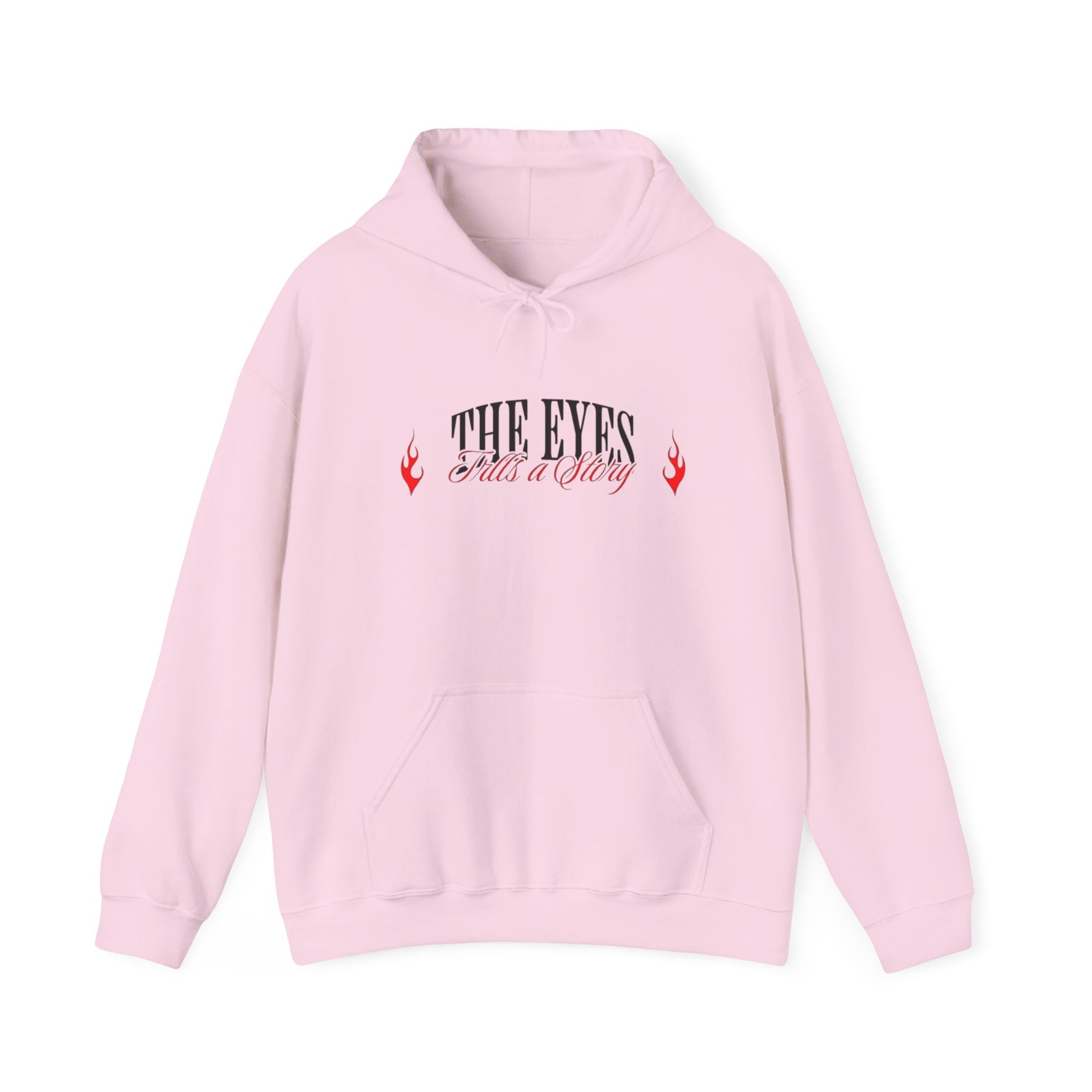 Men Heavy Blend™ Hooded Sweatshirt - 'The Eyes Tell a Story' Design