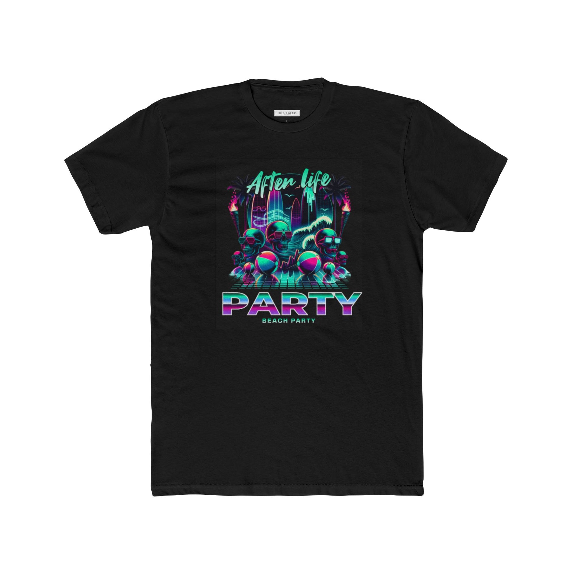 After Life Party Unisex Cotton Crew Tee - Perfect for Beach Celebrations