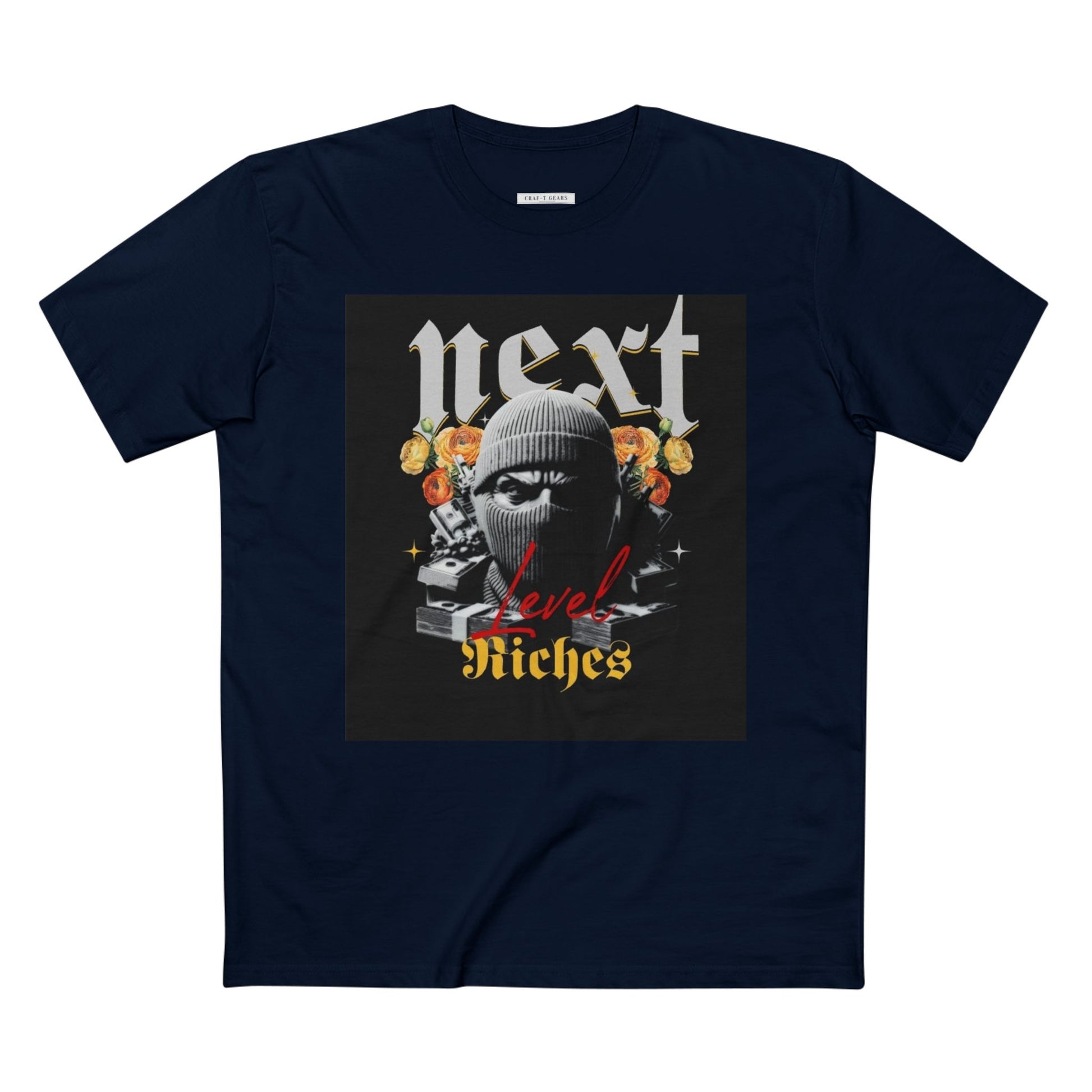 Next Level Riches Graphic Tee for Ambitious Men