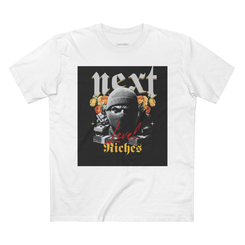 Next Level Riches Graphic Tee for Ambitious Men