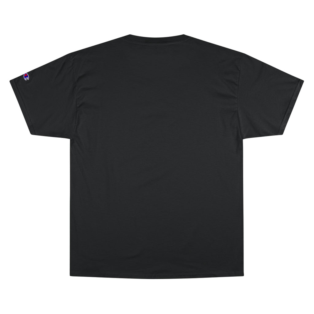 Champion Graphic Tee - Edgy Flame Design, Perfect for Streetwear Lovers