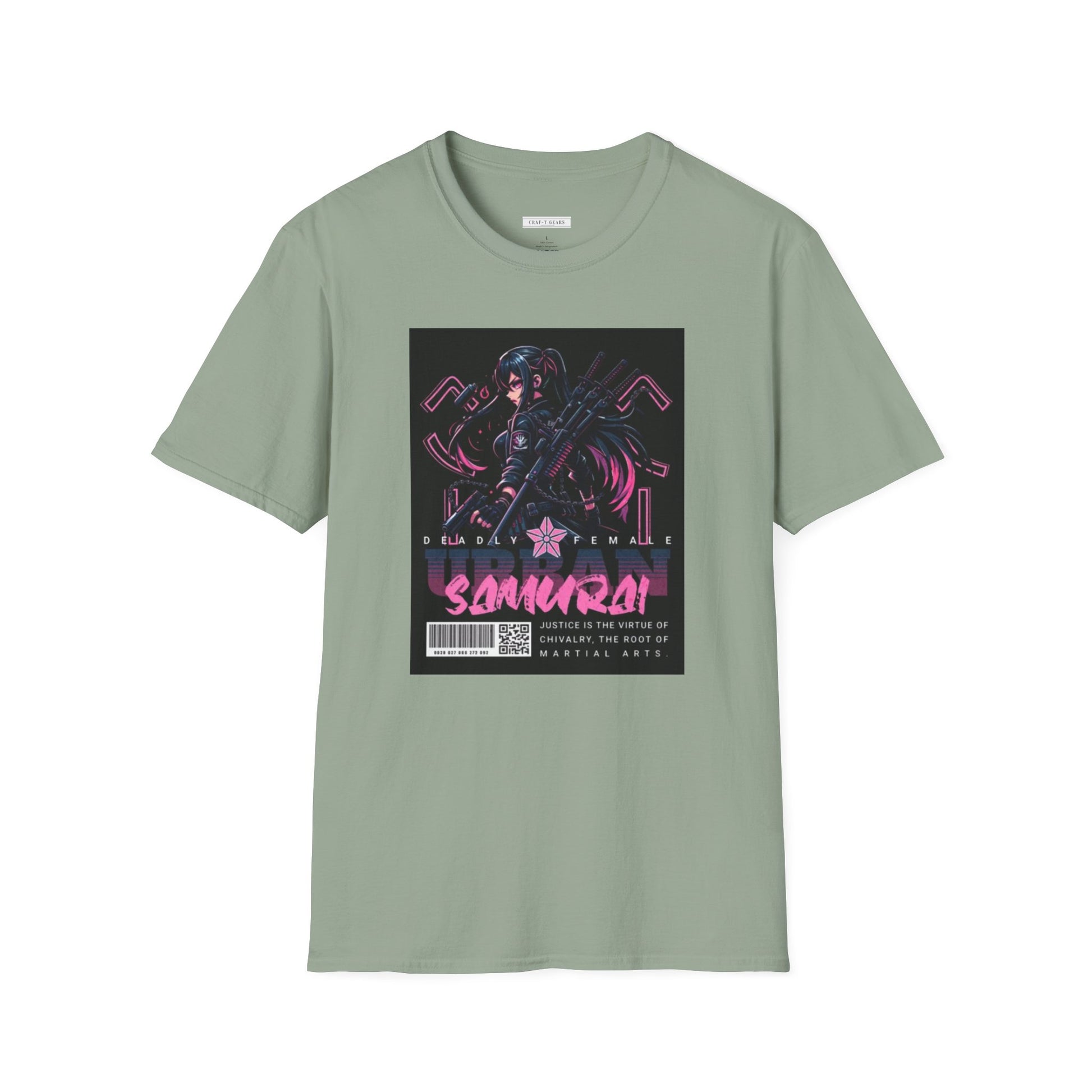 Samurai Vibe Women Softstyle T-Shirt - Perfect for Anime Lovers & Casual Wear
