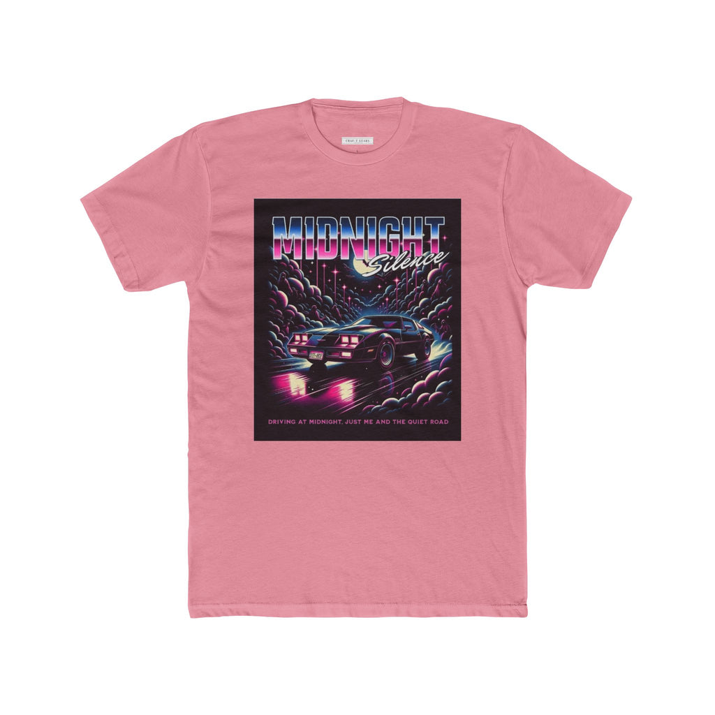 Retro Midnight Cruise Women Cotton Crew Tee