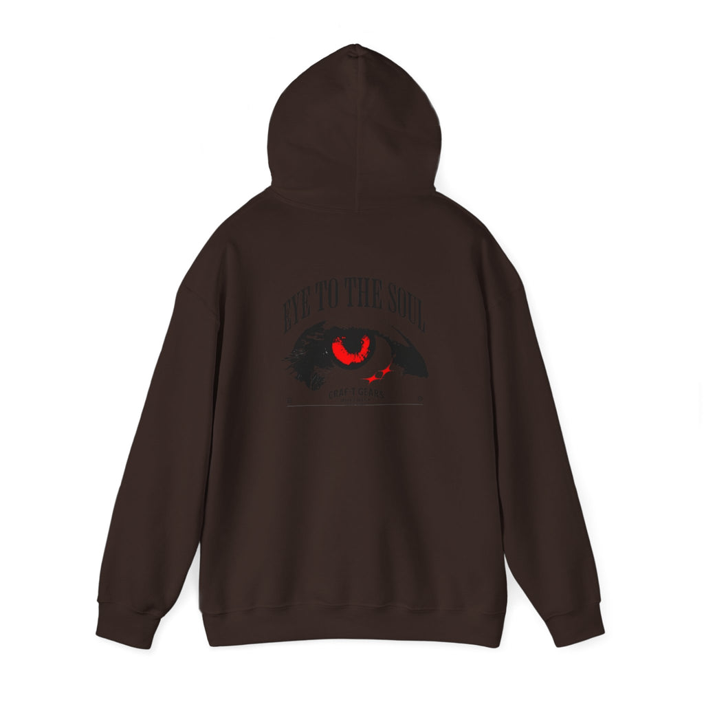 Men Heavy Blend™ Hooded Sweatshirt - 'The Eyes Tell a Story' Design