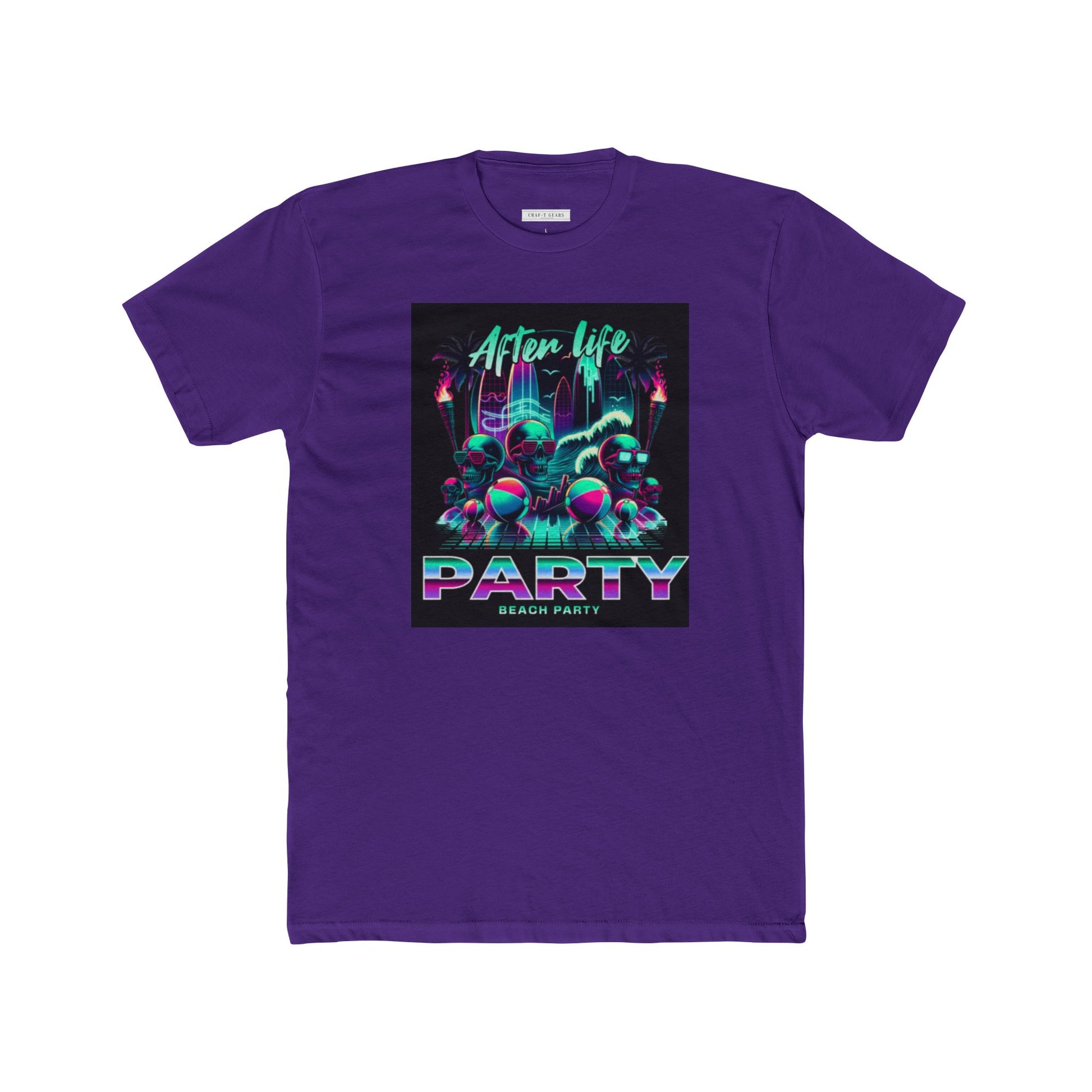 After Life Party Unisex Cotton Crew Tee - Perfect for Beach Celebrations