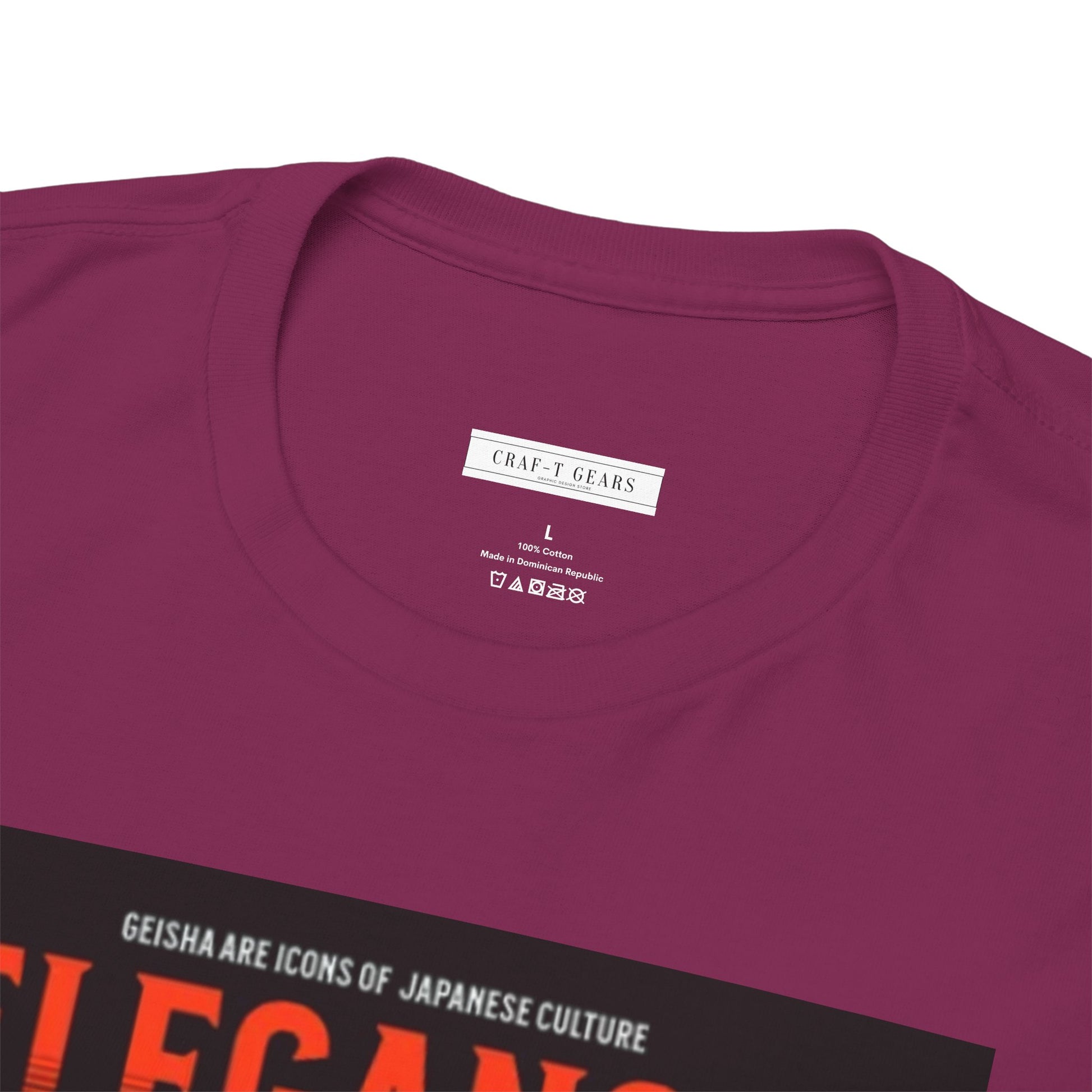 Women Heavy Cotton Tee - Japanese Elegance Graphic Shirt