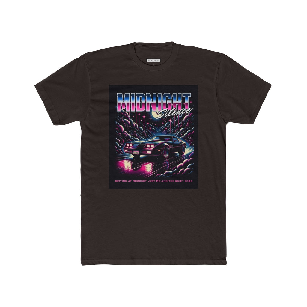 Retro Midnight Cruise Women Cotton Crew Tee