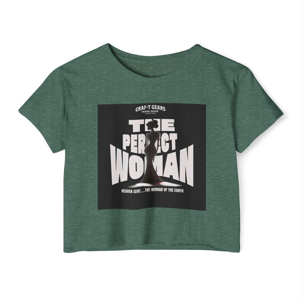 The Perfect Woman Festival Crop Top | Stylish Women's Apparel for Festivals & Celebrations
