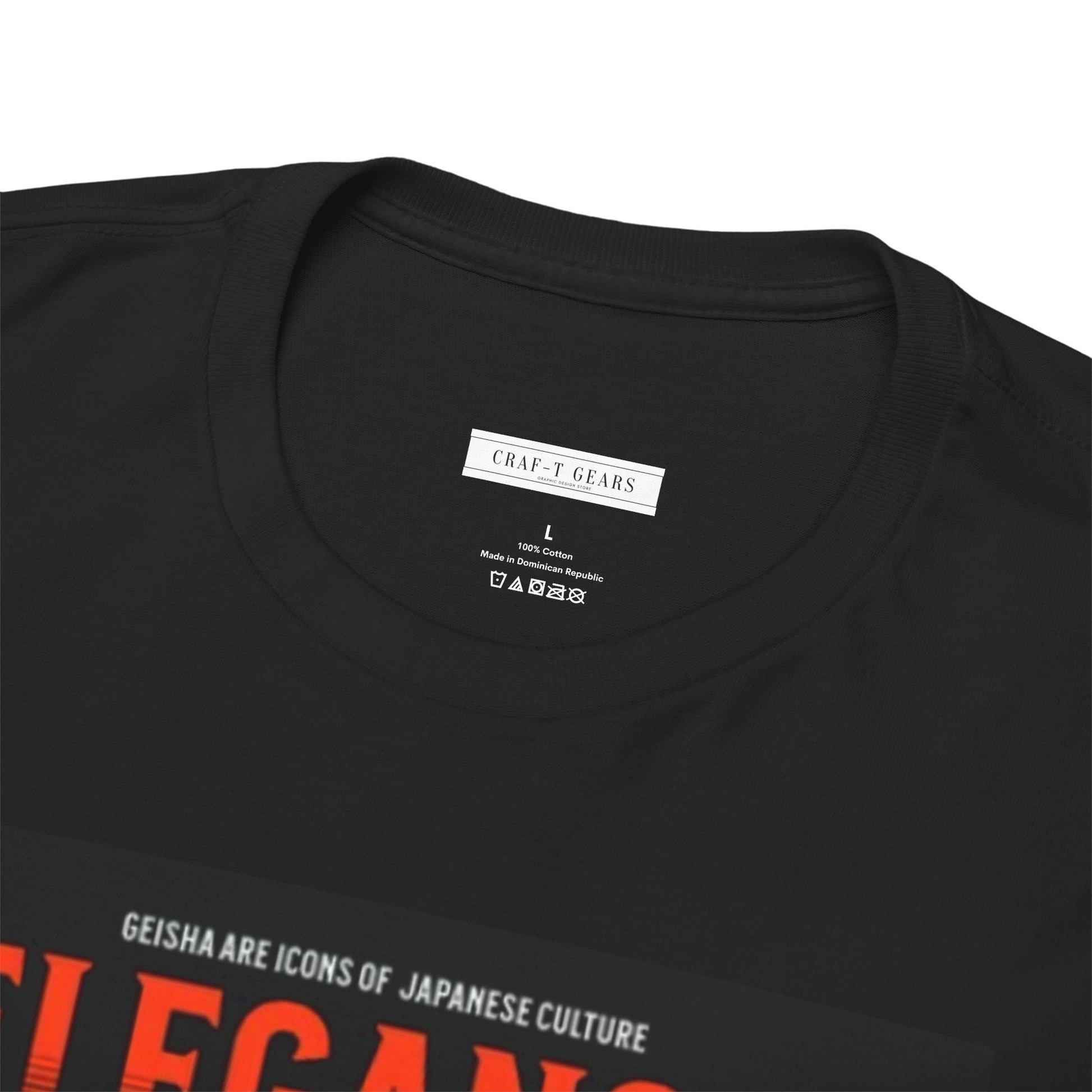 Women Heavy Cotton Tee - Japanese Elegance Graphic Shirt