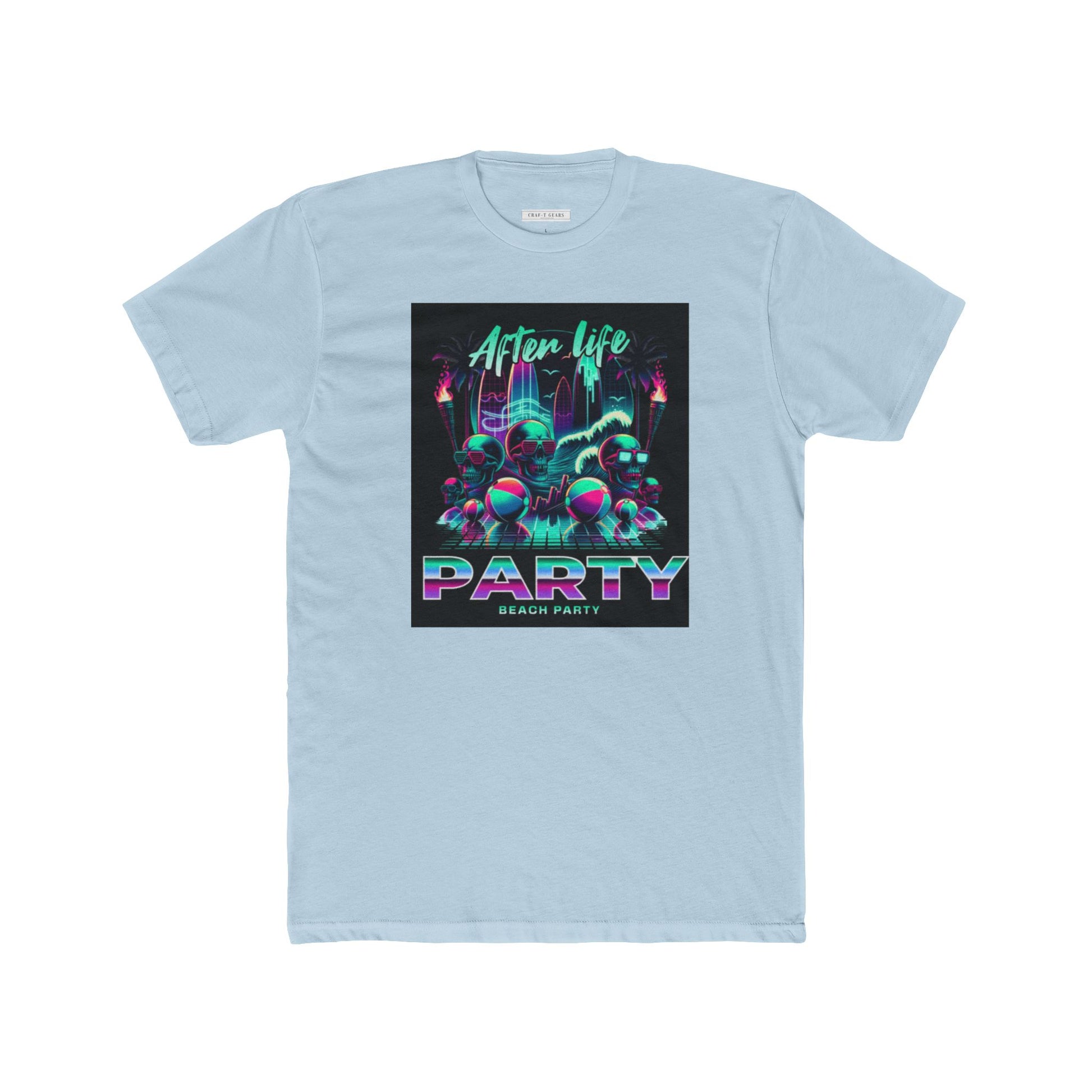 After Life Party Unisex Cotton Crew Tee - Perfect for Beach Celebrations