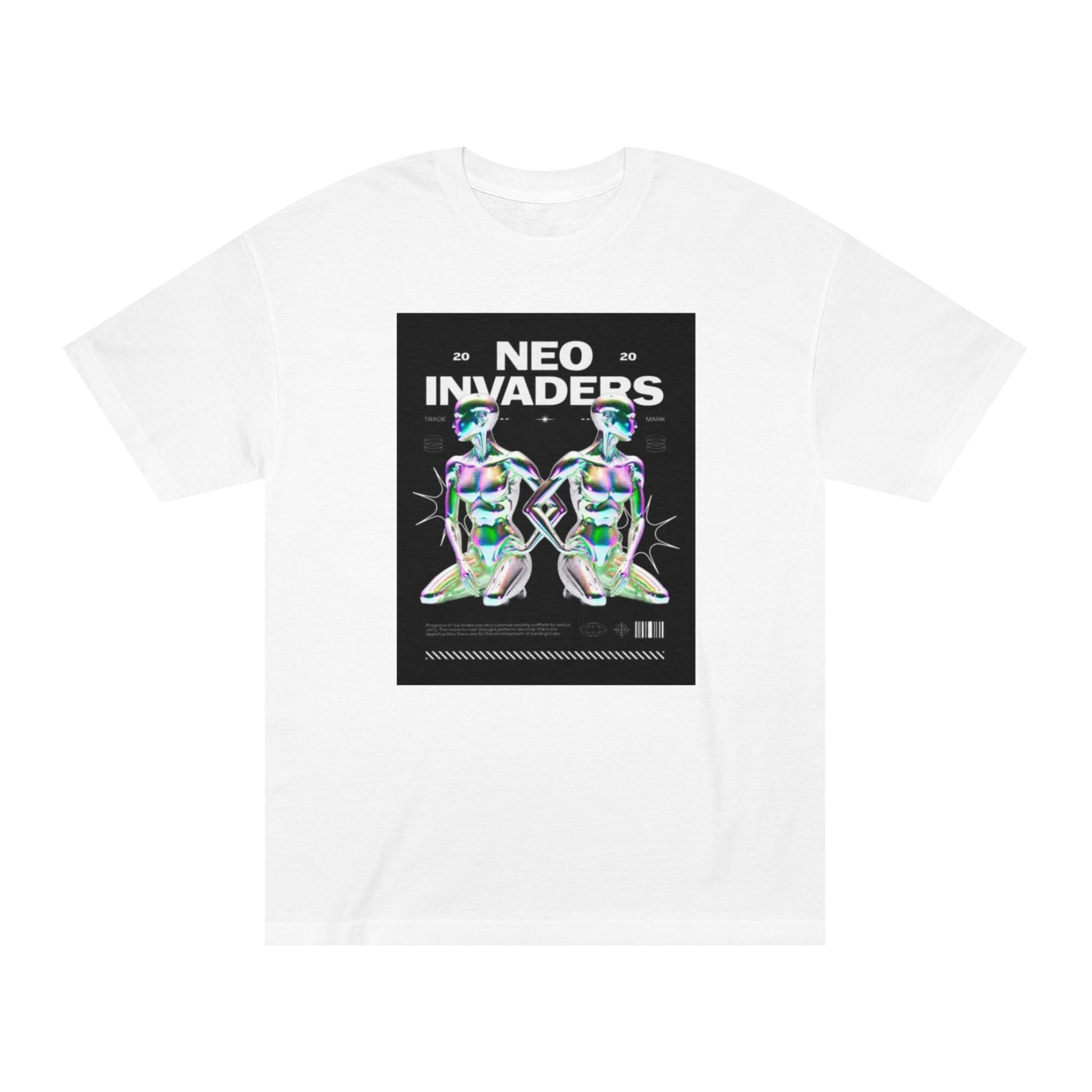 Women Classic Tee - Neo Invaders Graphic Tee - Trendy and Bold Streetwear