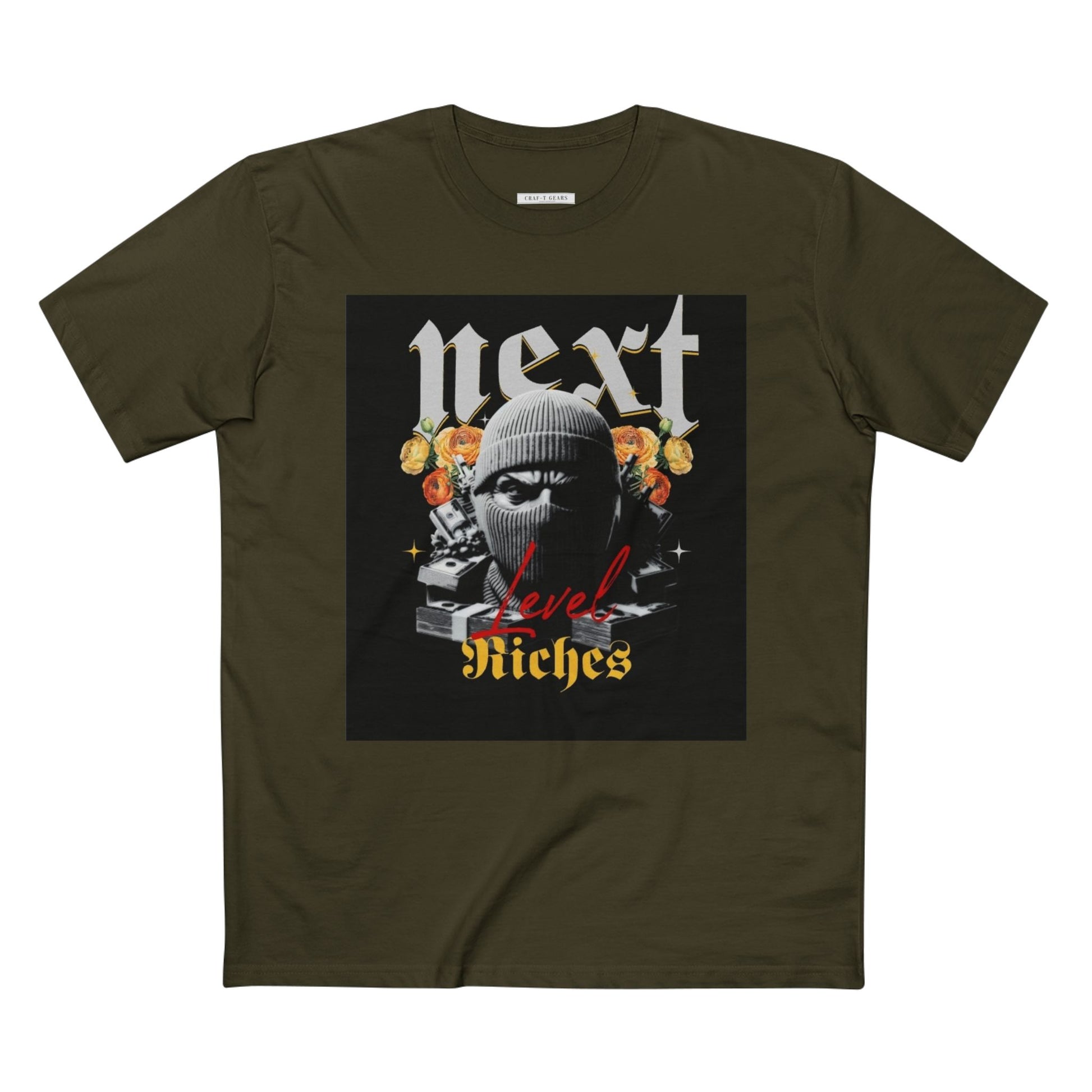 Next Level Riches Graphic Tee for Ambitious Men