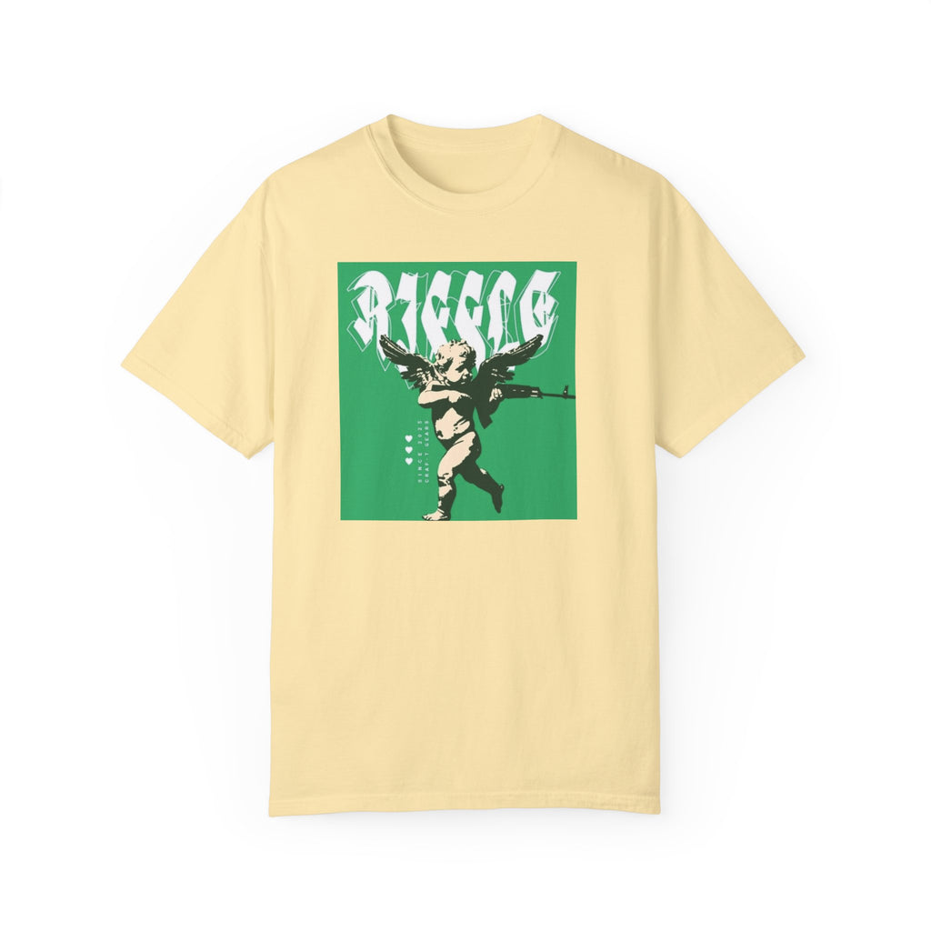 Male Outting Riffle T-Shirt - Vintage Style Graphic Tee with Bold Design