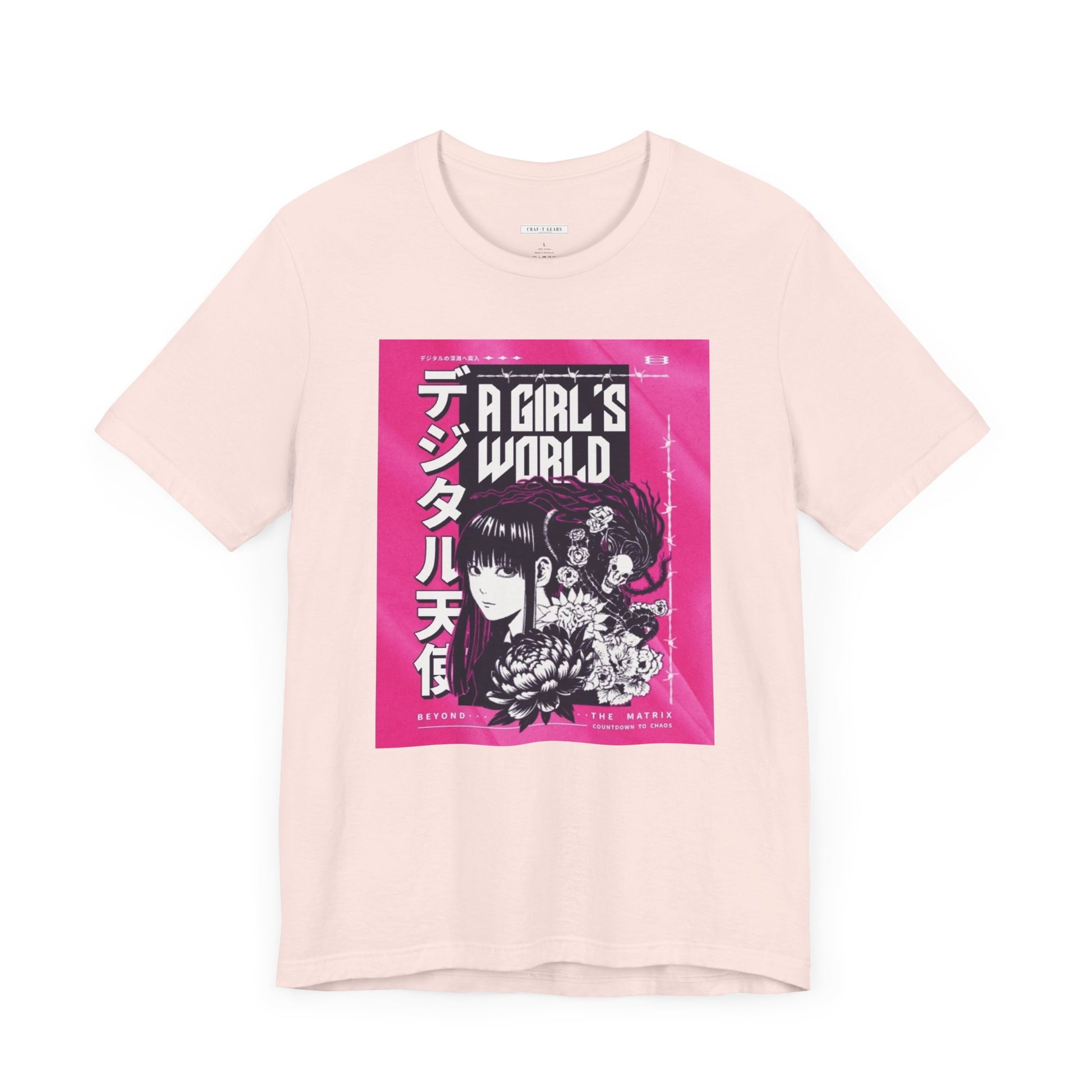 A Girl's World Graphic Tee - Women Short Sleeve T-Shirt