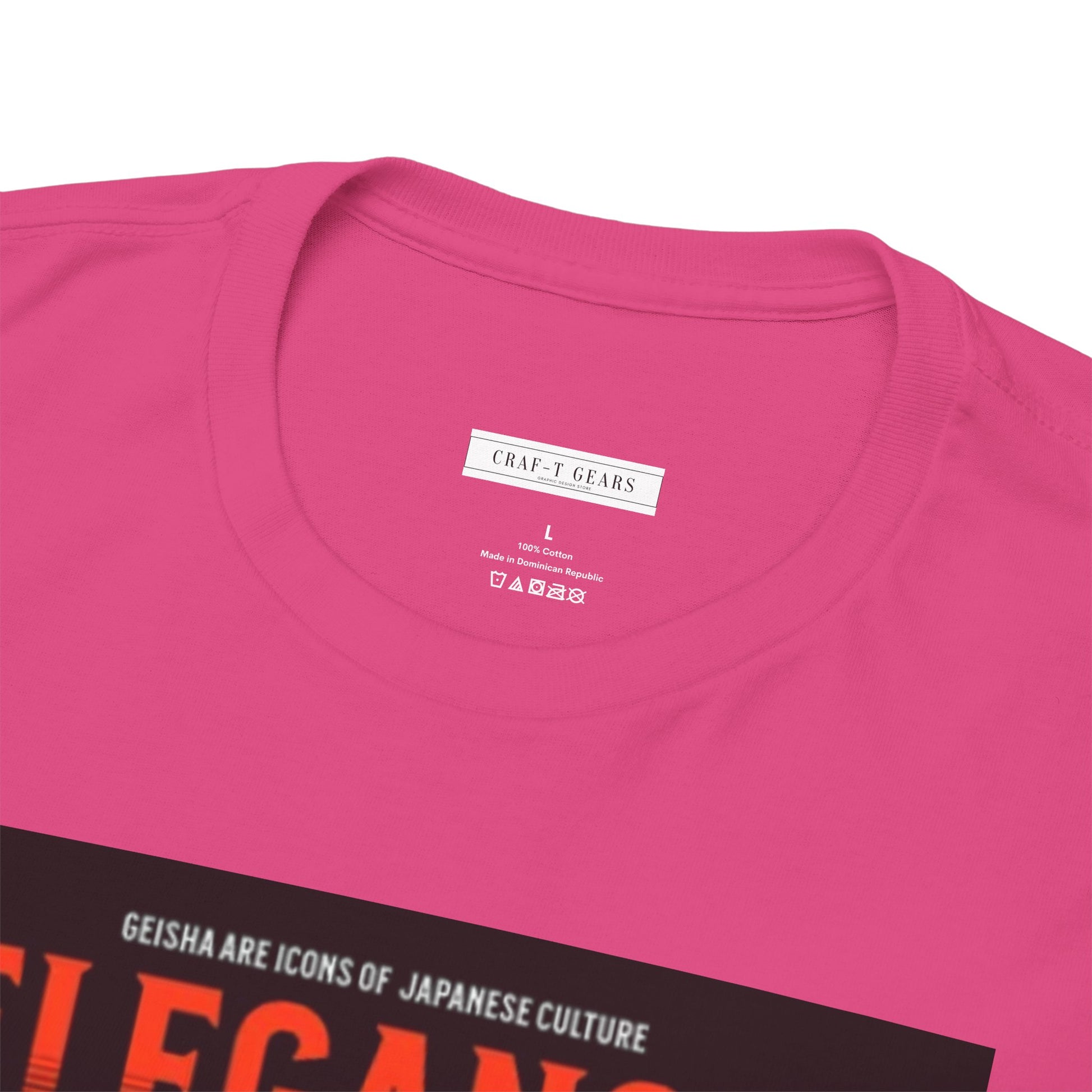 Women Heavy Cotton Tee - Japanese Elegance Graphic Shirt